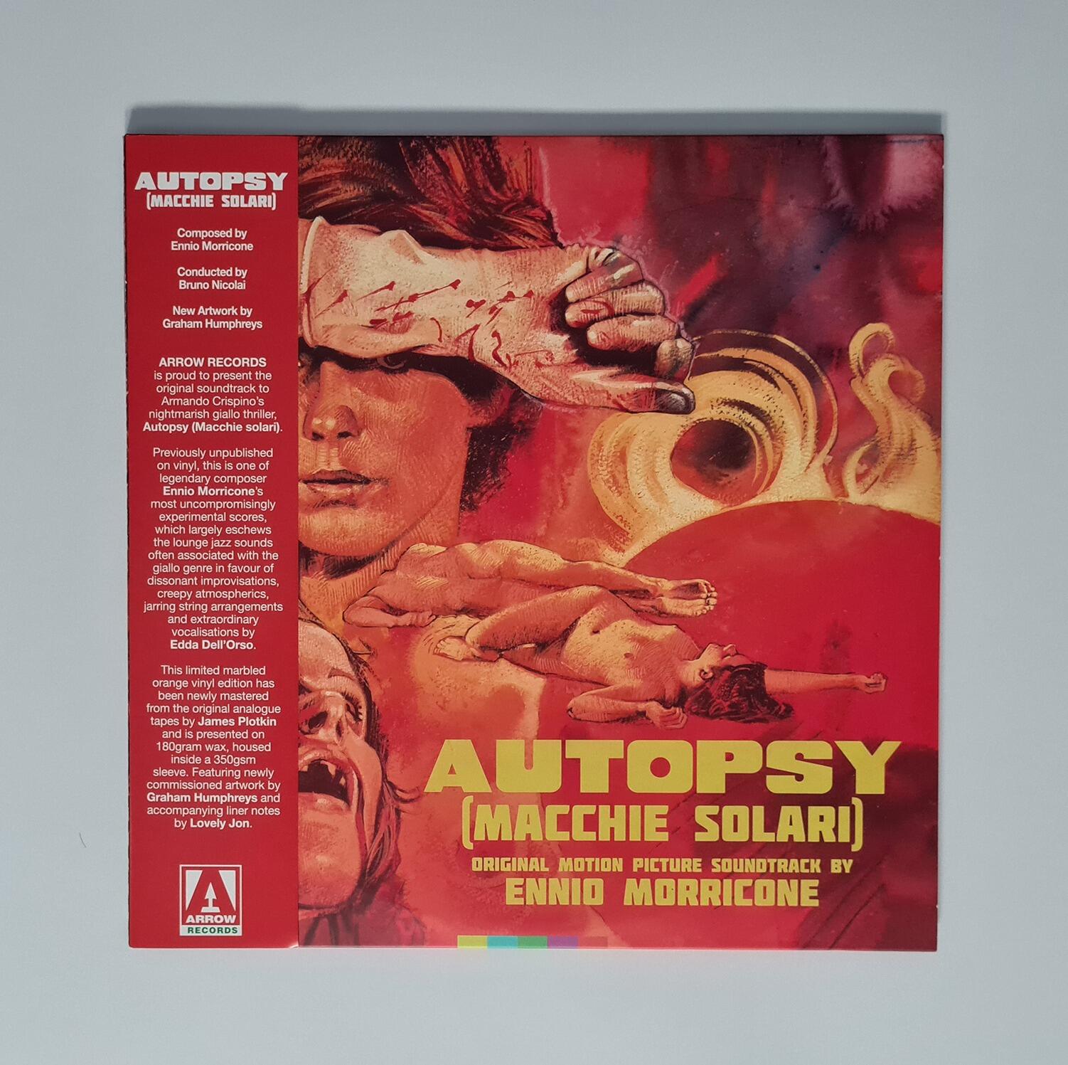 Autopsy (Macchie Solari) Original Motion Picture Soundtrack - 2x Red Marbled Vinyl - [Pre-owned] -  - Item Image 1