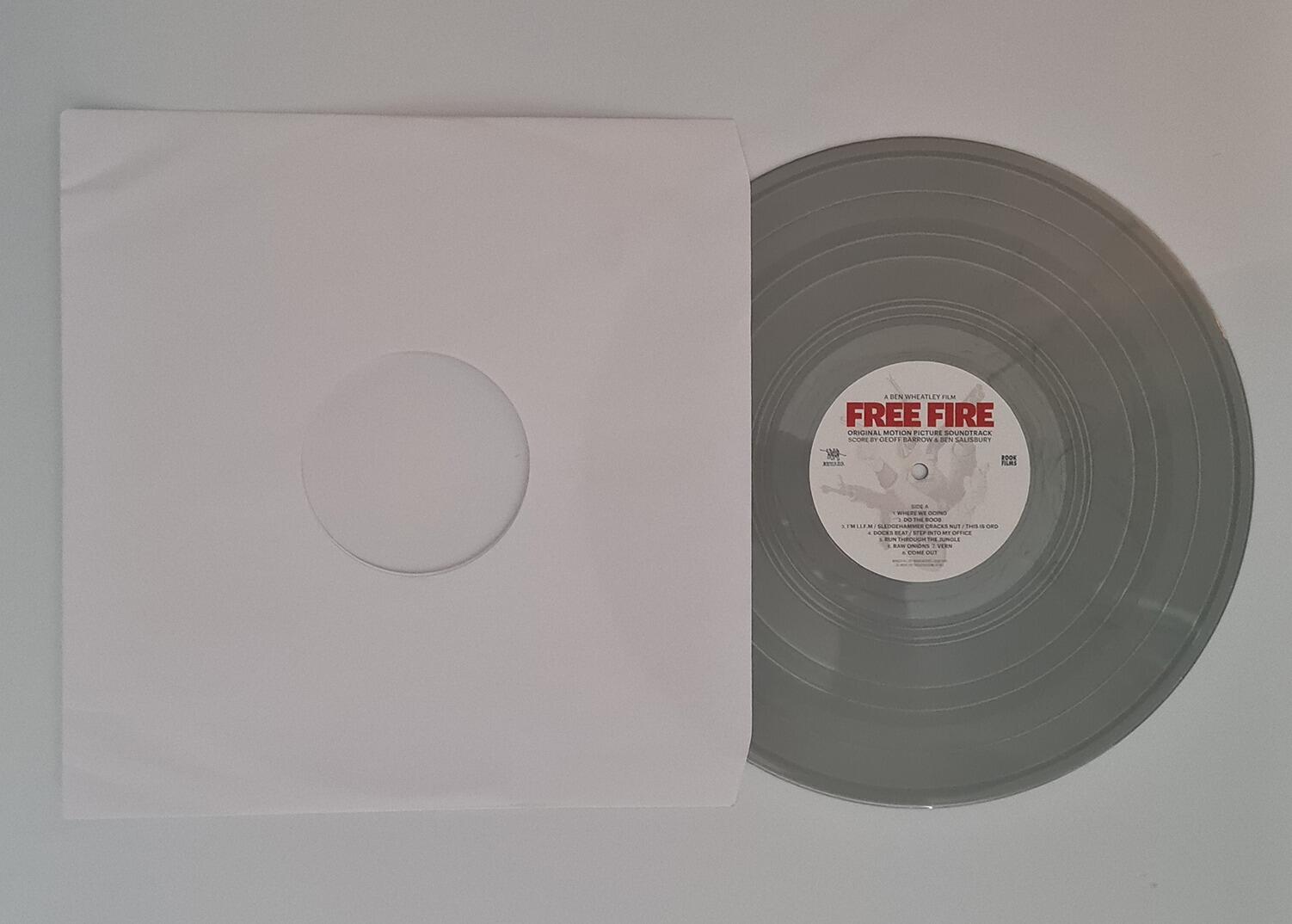 Free Fire (Original Motion Picture Soundtrack)  -  2x Silver Vinyl - [Pre-owned] -  - Item Image 3