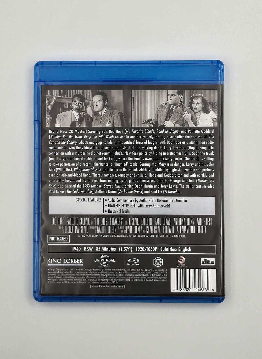 The Ghost Breakers - Blu-Ray - Region A - [Pre-owned] - Kino Lorber - Item Image 2
