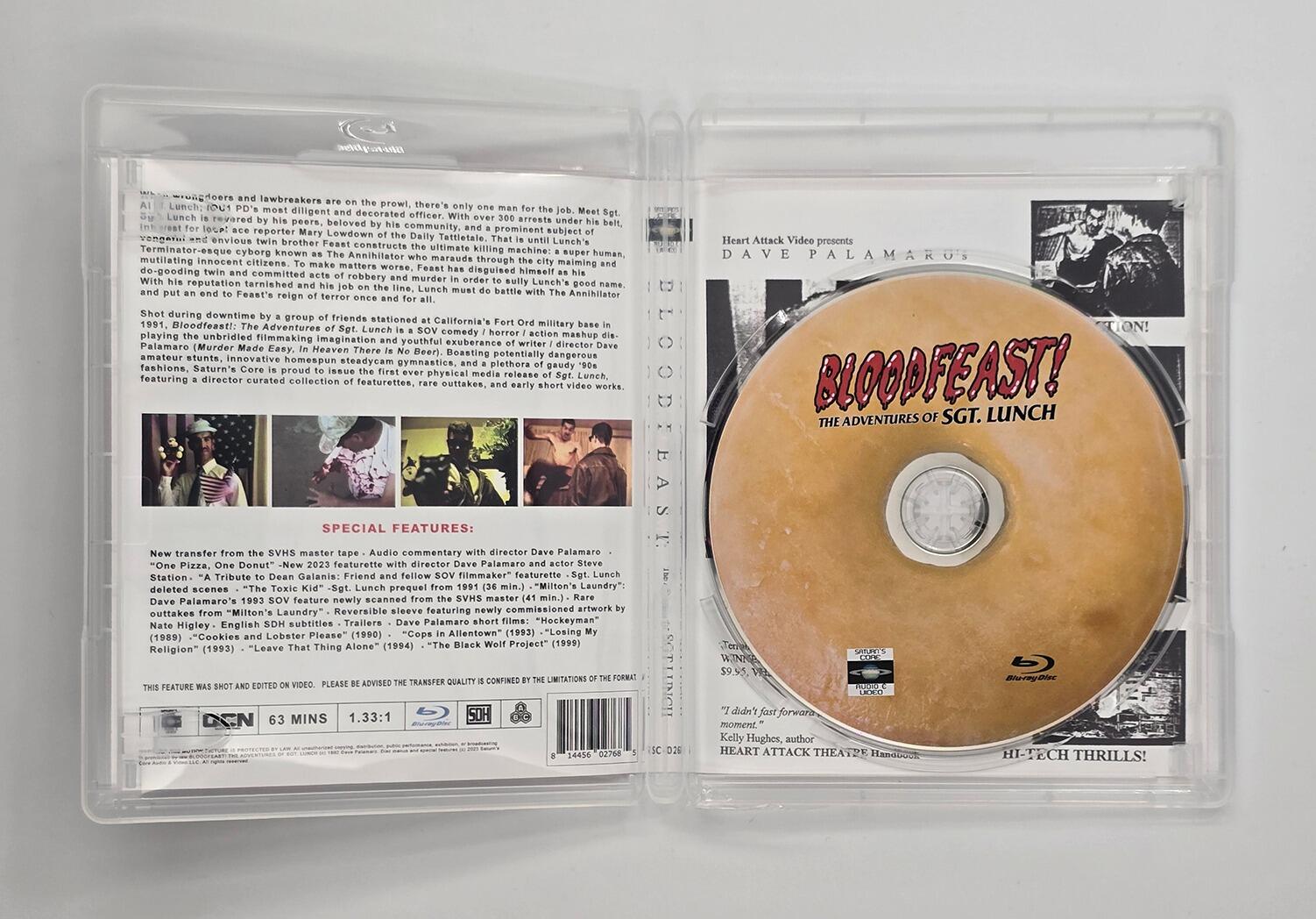 Bloodfeast! The Adventures of Sgt. Lunch - Slipcover - Bu-Ray - Region Free - [Pre-owned] - Saturn's Core - Item Image 5