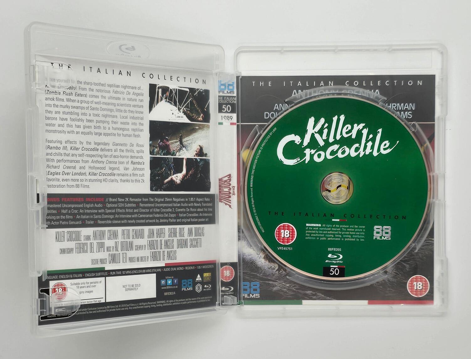 Killer Crocodile 1 & 2 - Box Set - Blu-Ray - Region B - [Pre-owned] - 88 Films - Item Image 5