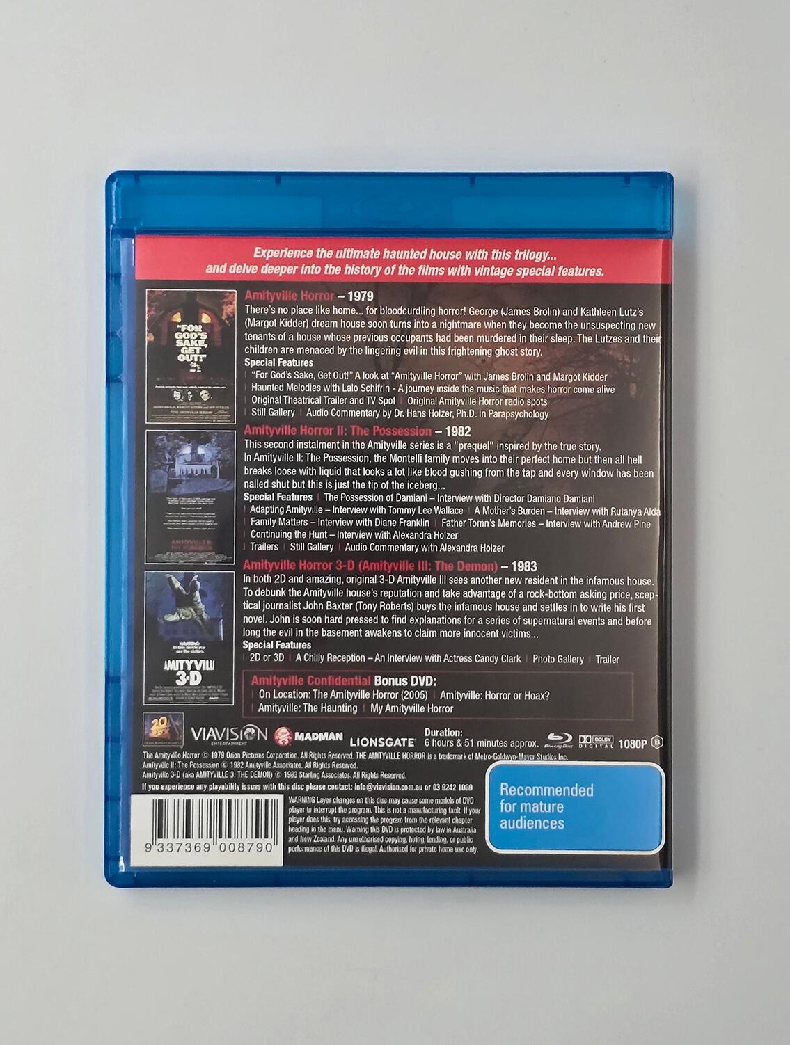 The Amityville Horror Collection - Slipcover - Blu-Ray - Region B - [Pre-owned] - Umbrella Entertainment - Item Image 4