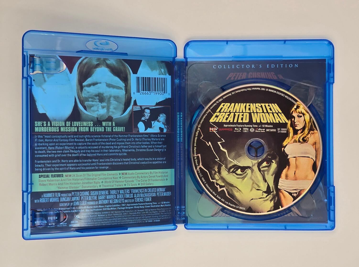 Frankenstein Created Woman - (Slipcover - Damaged - see condition notes) - Blu-Ray - Region A - [Pre-owned] - Shout! Factory - Item Image 5