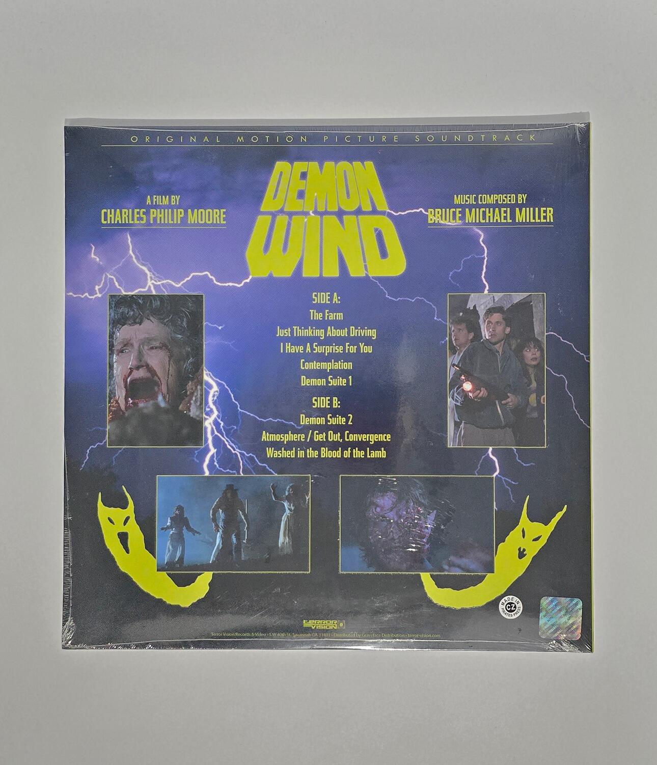 Demon Wind (Original Motion Picture Soundtrack) - Coloured Vinyl - Glow-in-the-Dark packaging - [New] - Terror Vision - Item Image 2