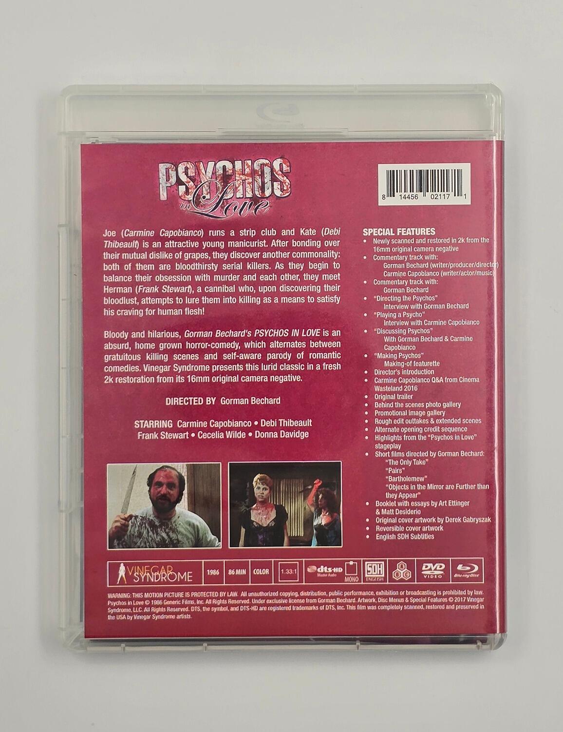 Psychos in Love - Blu-Ray + DVD -  Region Free - [Pre-owened] - Vinegar Syndrome - Item Image 2
