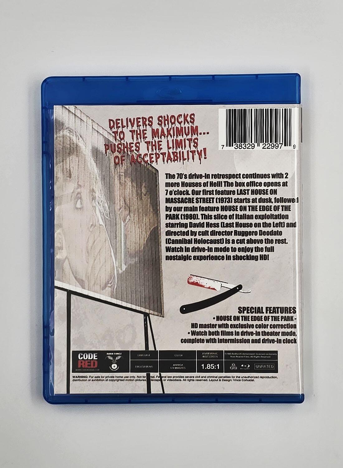 The House on the Edge of the Park / Last House on Massacre Street - Blu-Ray - Region Free - [Pre-owned] - Code Red - Item Image 2