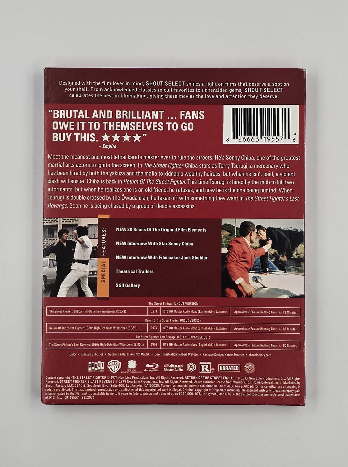 The Street Fighter Collection - Slipcover - Blu-Ray - Region A - [Pre-owned] - Arrow Video - Item Image 2