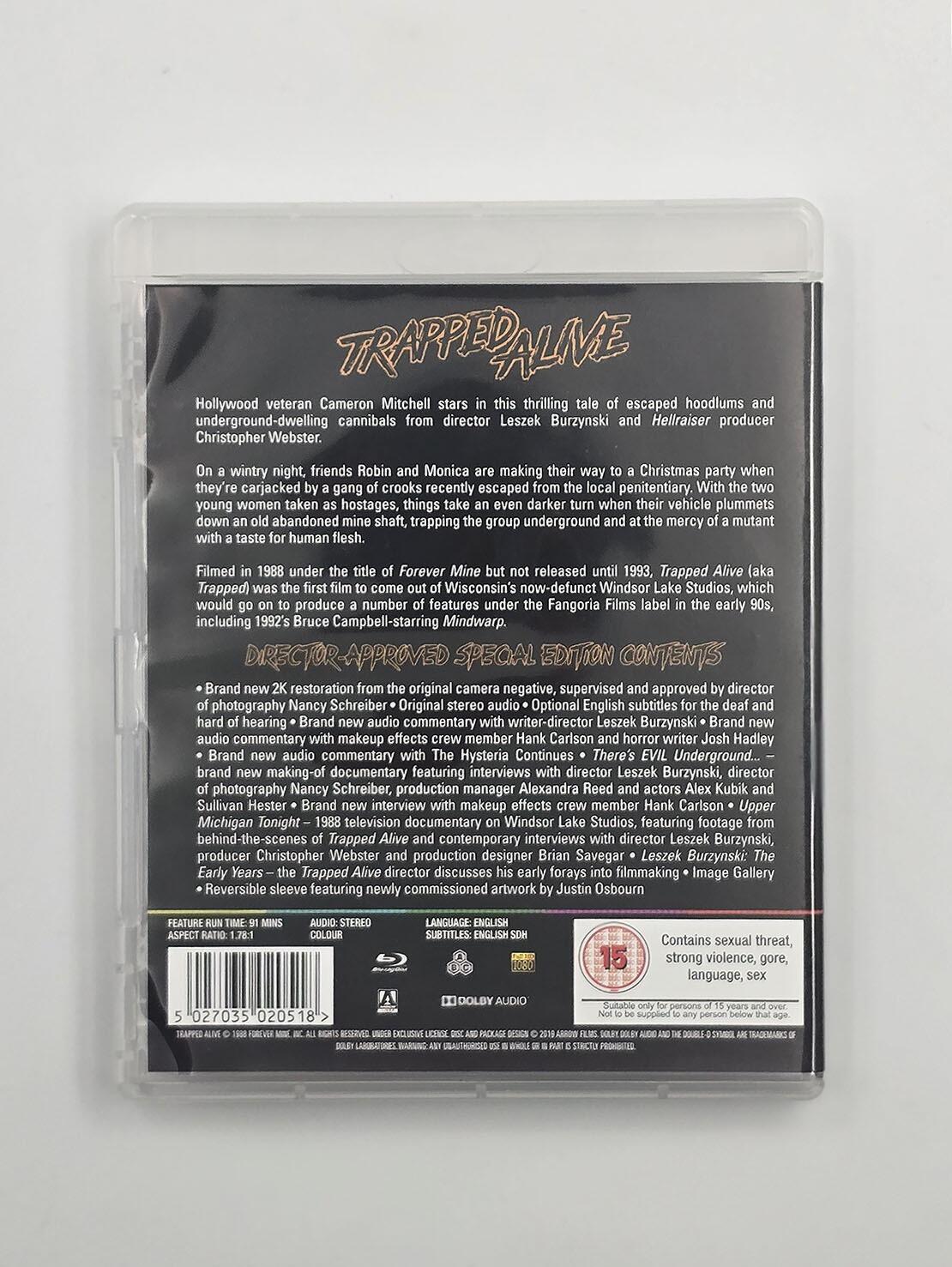 Trapped Alive - Blu-Ray - Region Free - [Pre-owned] - Arrow Video - Item Image 2