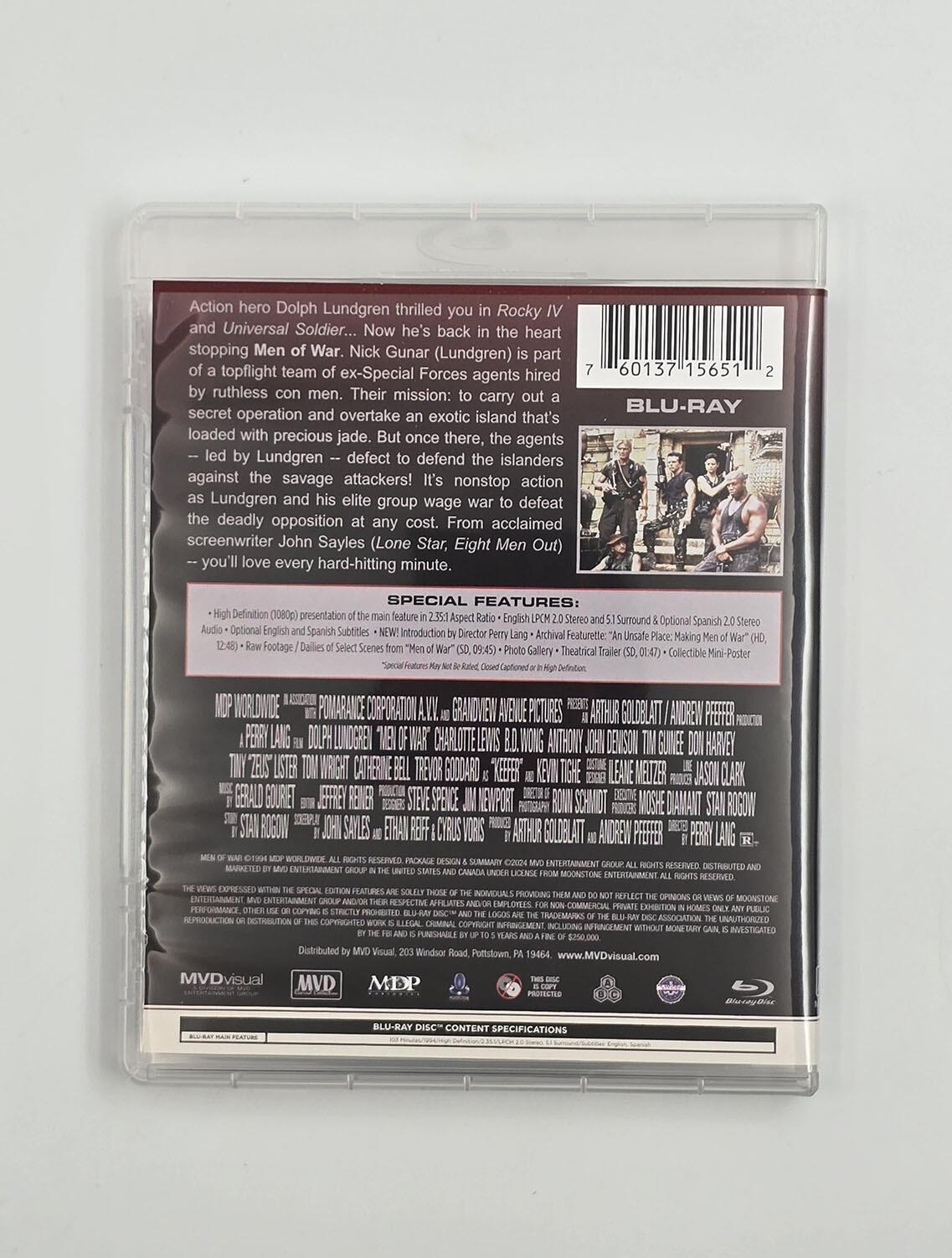 Men of War - Slipcover - Blu-Ray - Region Free - [Pre-owned] - MVD Entertainment - Item Image 4