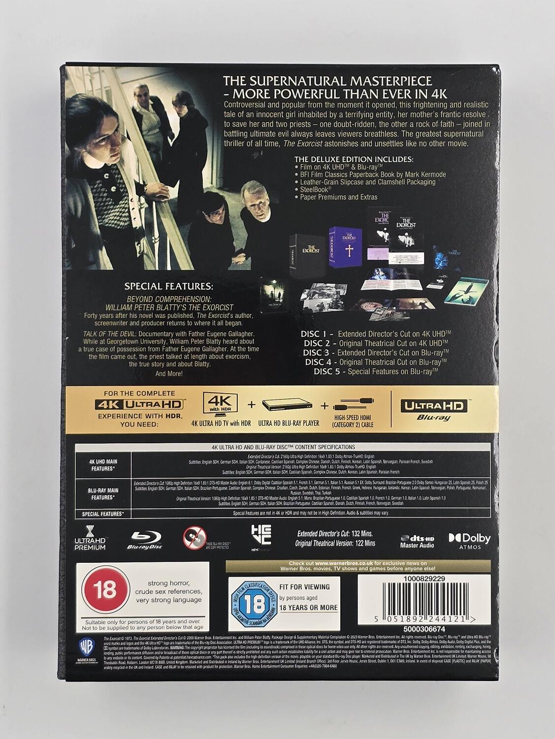 The Exorcist - Limited Bible Edition - Steelbook Boxset - 4K UHD + Blu-Ray - Region Free - [Pre-owned] - Warner - Item Image 2