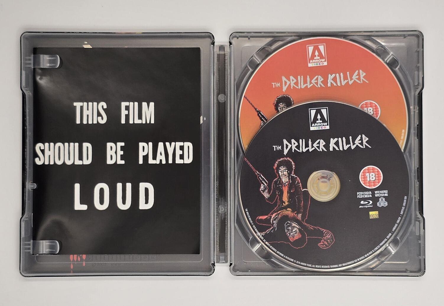 Driller Killer - Limited Edition - Steelbook - Blu-Ray + DVD - Region Free - [Pre-owned] - Arrow Video - Item Image 3