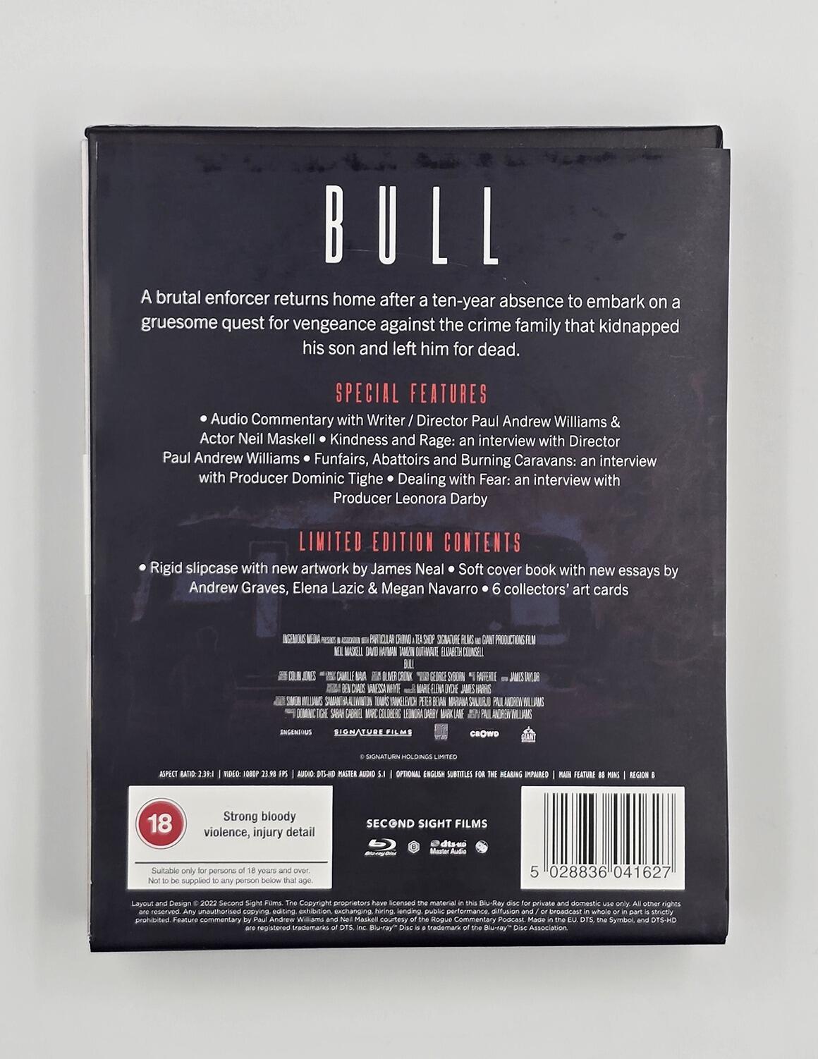 Bull - Limited Edition - Box Set - Blu-Ray - Region B - [Pre-owned] - Second Sight Films - Item Image 2