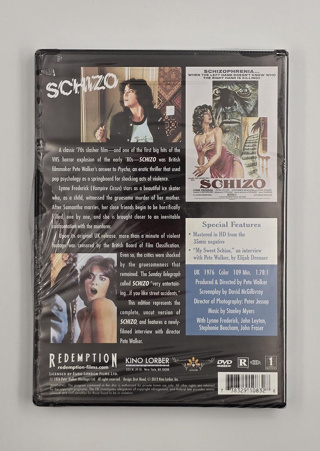 Schizo - DVD - Region 1 - [New] - Kino Lorber - Item Image 2