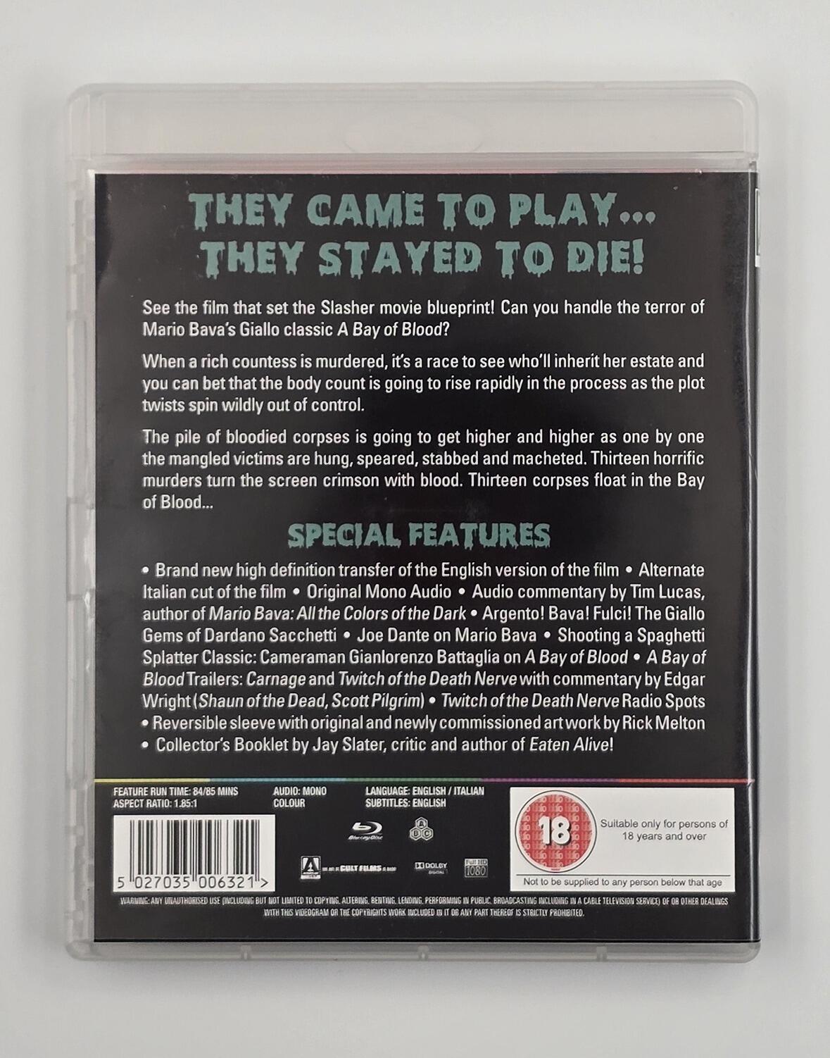 A Bay of Blood (AKA Twitch of the Death Nerve) - Blu-Ray - Region Free - [Pre-owned] - Arrow Video - Item Image 2