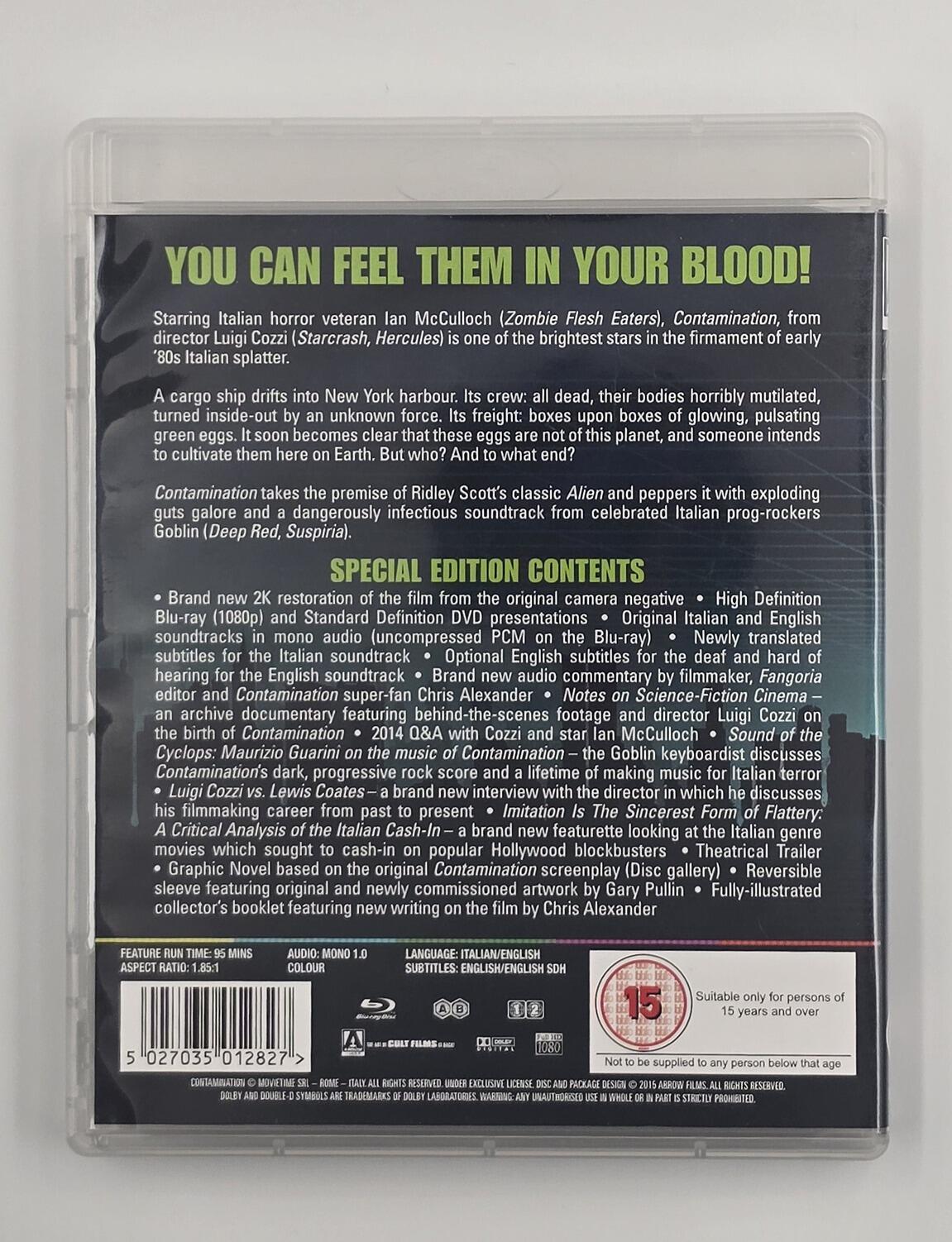 Contamination - Blu-Ray (Region A+B) DVD (Region 1+2) - [Pre-owned] - Arrow Video - Item Image 2