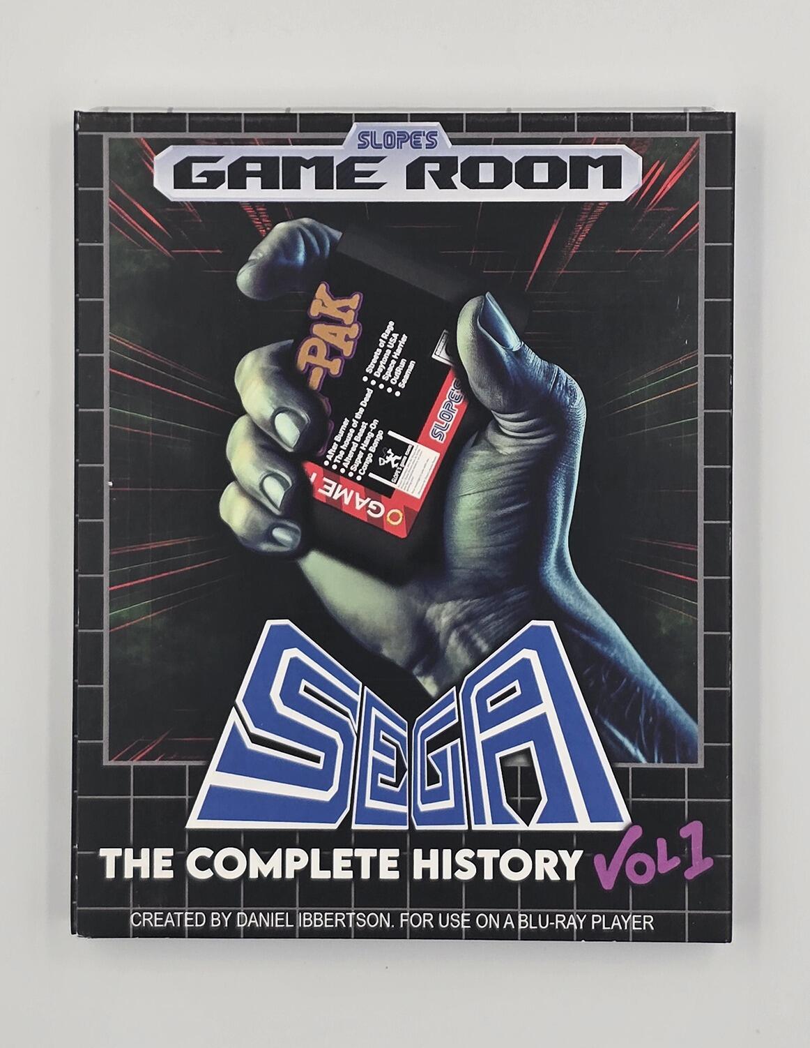 Slopes Game Room: Sega the Complete History Vol. 1 - Slipcover - Blu-Ray - Region Free - [Pre-owned] - ETR MEdia - Daniel Ibbertson - Slipcover Front