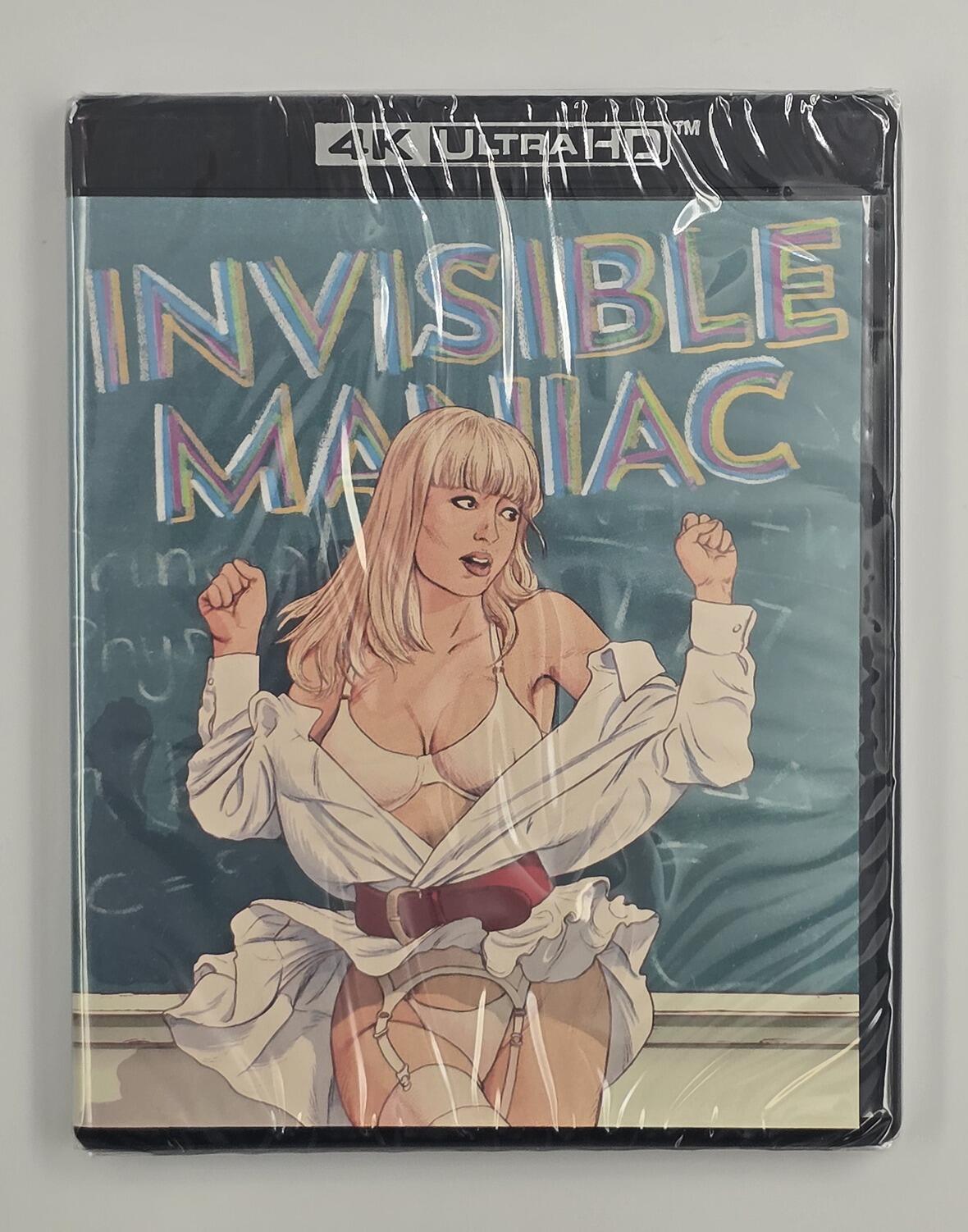 Invisible Maniac - April Fool's Lenticular Slipcover - 4K UHD + Blu-Ray