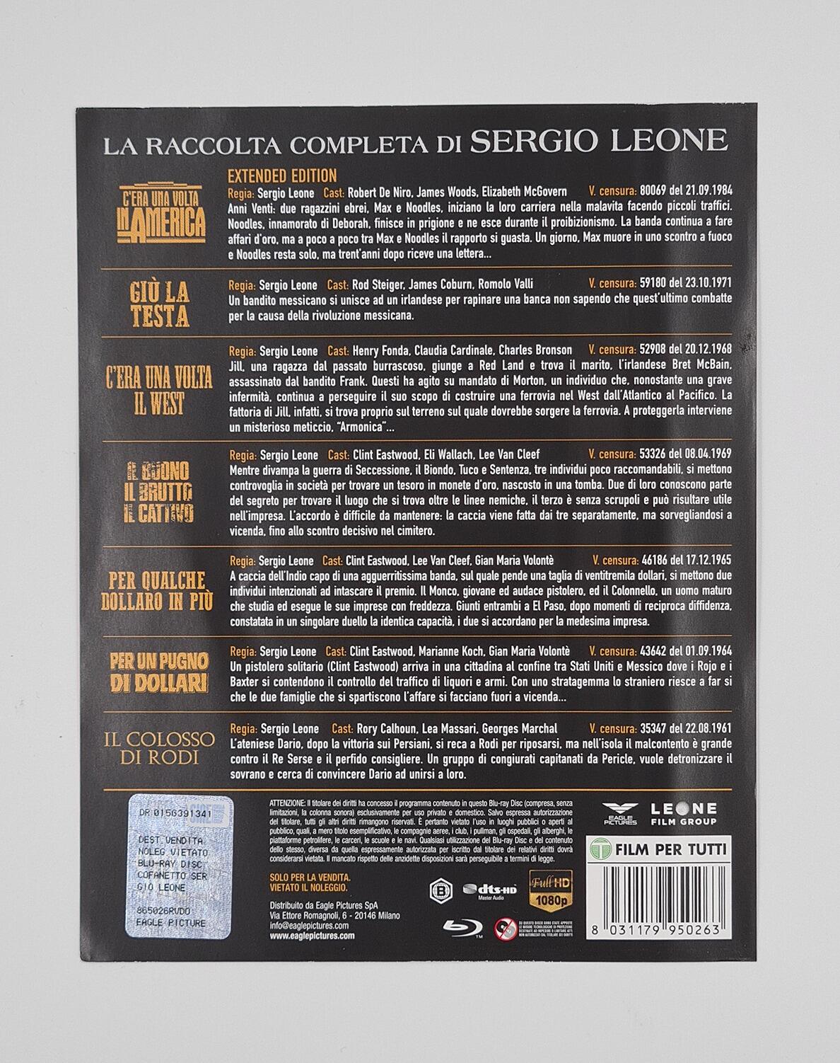 Once Upon a Time There Was Sergio Leoni - Limited Edition Box Set -  Blu-Ray - Region B - [Pre-Owned] -  - Item Image 4