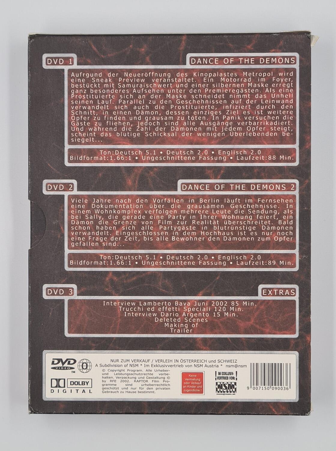 Demons 1 & 2 - Digipack - DVD - Region Free - [Pre-owned] - Dragon Film Entertainment - Item Image 2