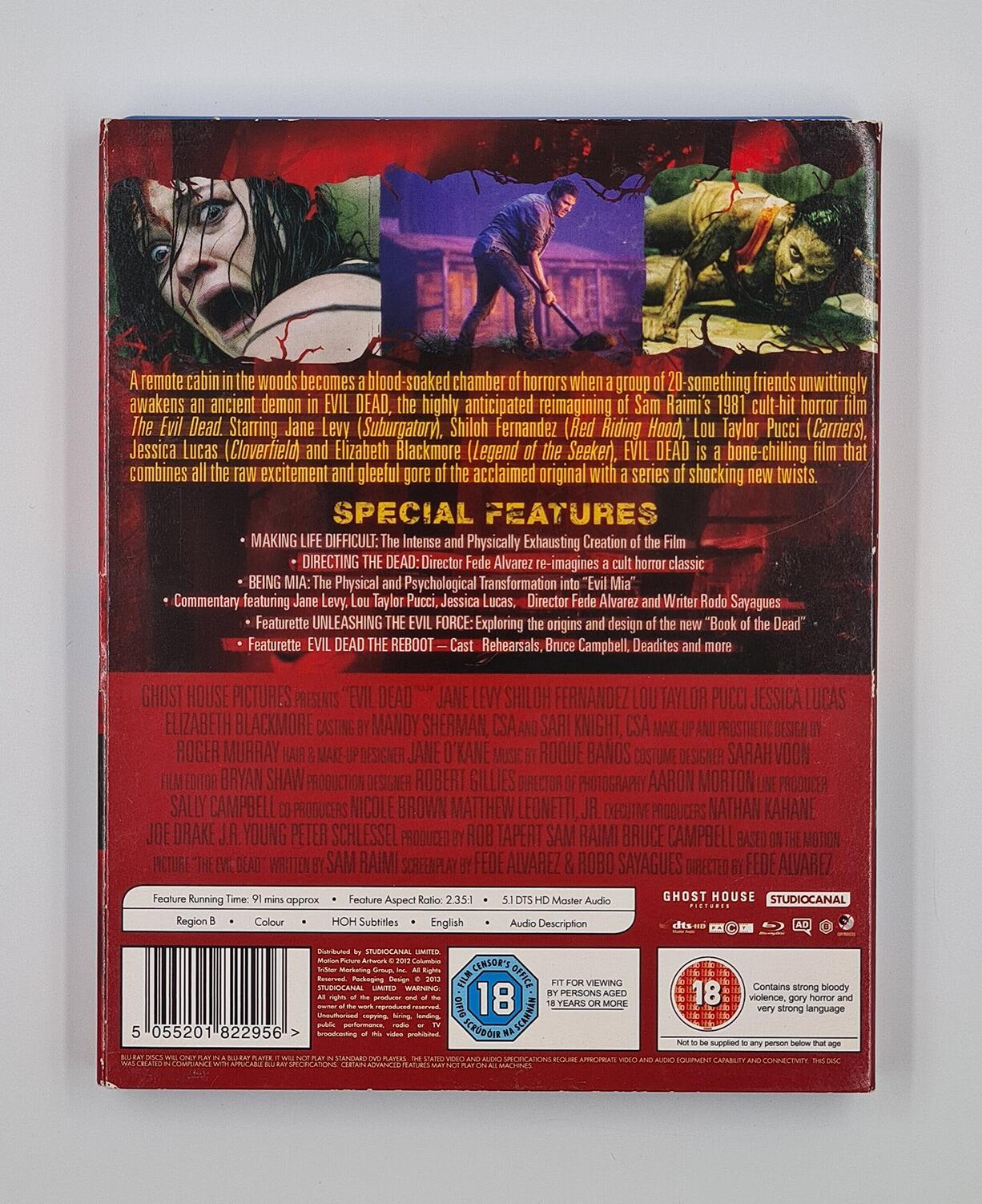 Evil Dead (2013) - Slipcover - Blu-Ray - Region B - [Pre-owned] - Studio Canal - Item Image 2