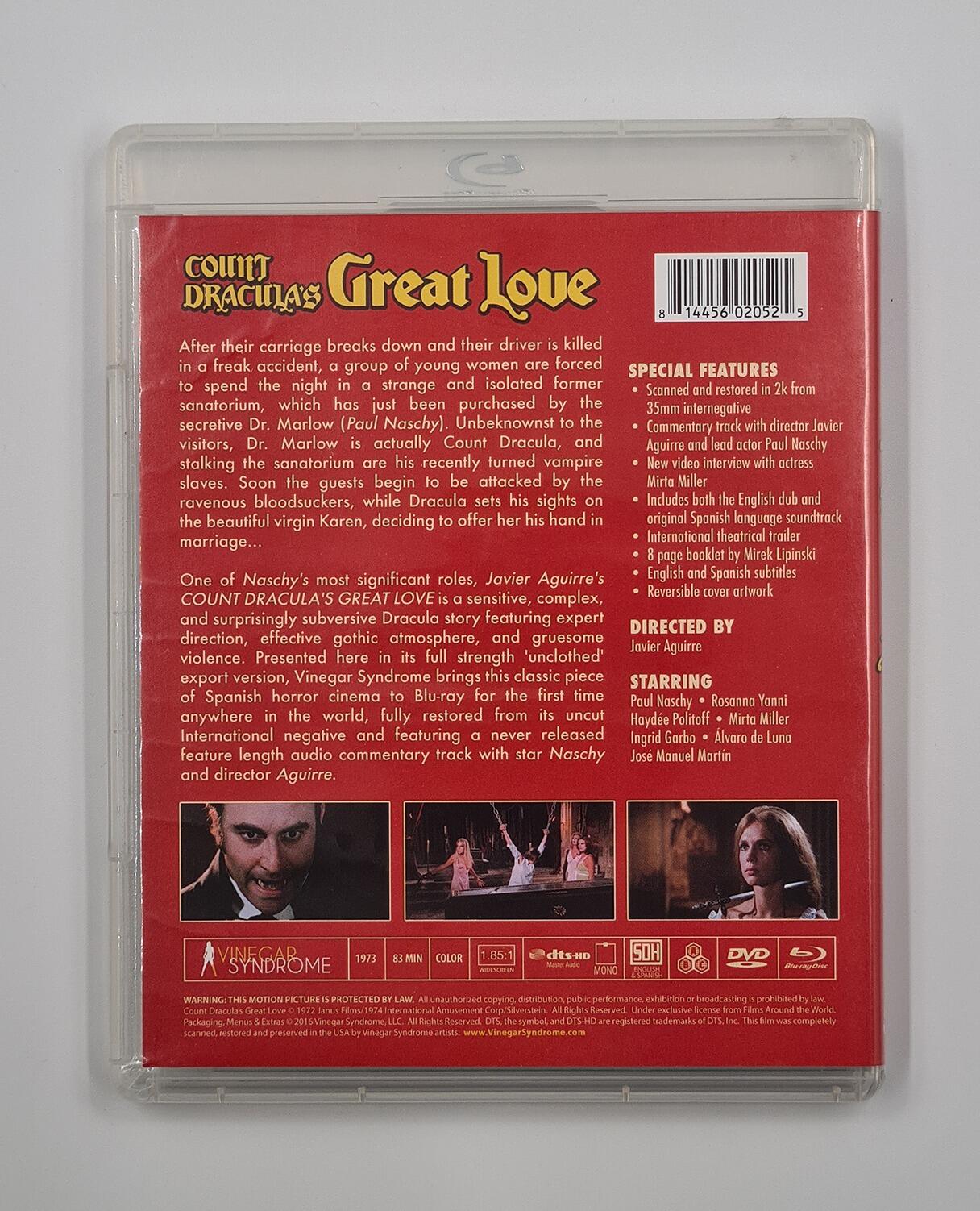 Count Dracula's Great Love - Blu-Ray + DVD - Region Free - [Pre-owned] - Vinegar Syndrome - Item Image 2