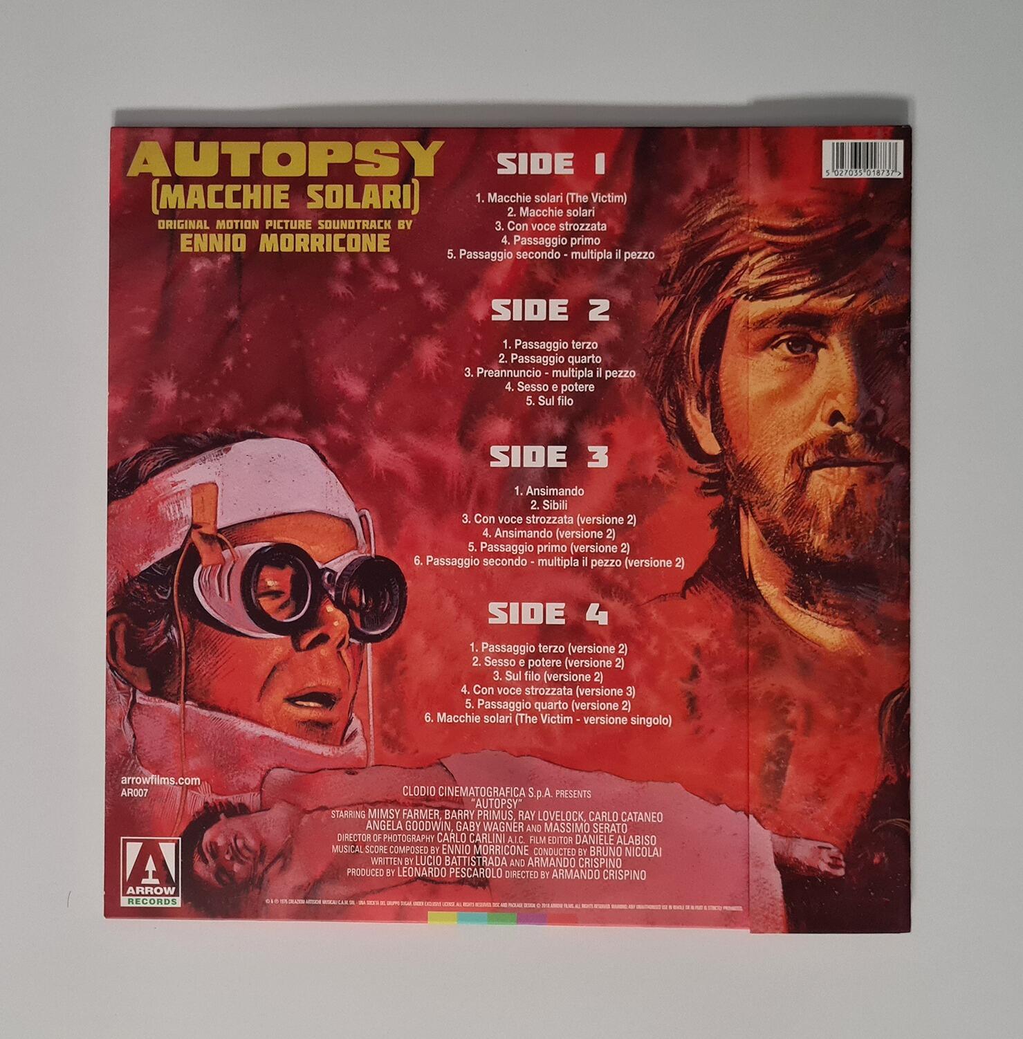 Autopsy (Macchie Solari) Original Motion Picture Soundtrack - 2x Red Marbled Vinyl - [Pre-owned] -  - Item Image 2