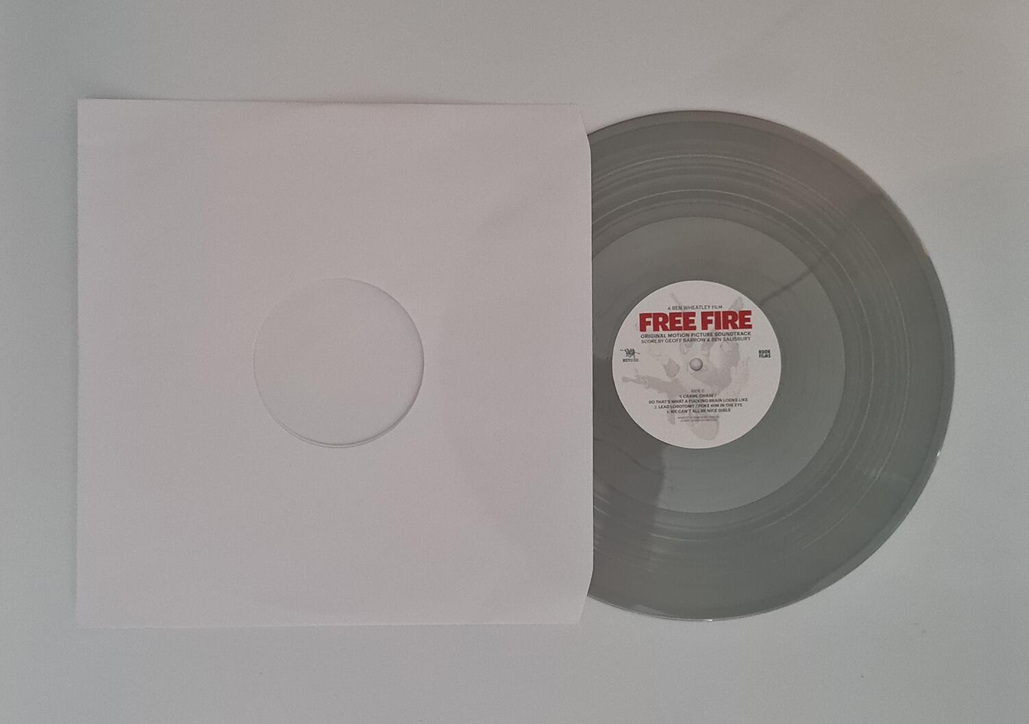 Free Fire (Original Motion Picture Soundtrack)  -  2x Silver Vinyl - [Pre-owned] -  - Item Image 4