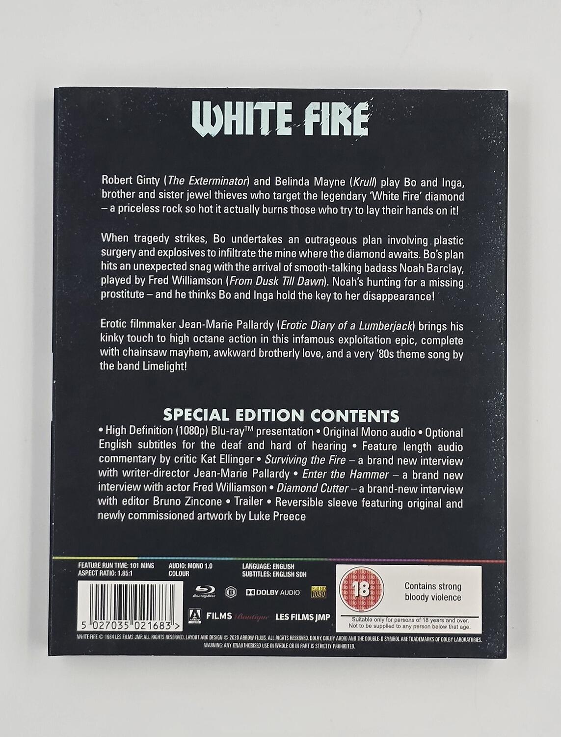 White Fire - Slipcover - Blu-Ray - Region B - [Pre-owned] - Arrow Video - Item Image 2