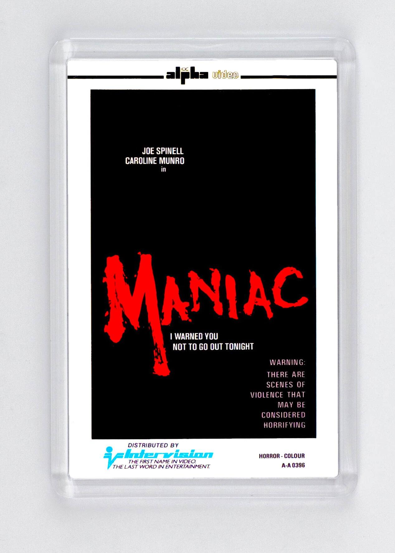 Maniac - Fridge Magnet - (70mm x 45mm) - [CM-FM-7045-120] -  - Item Image 1