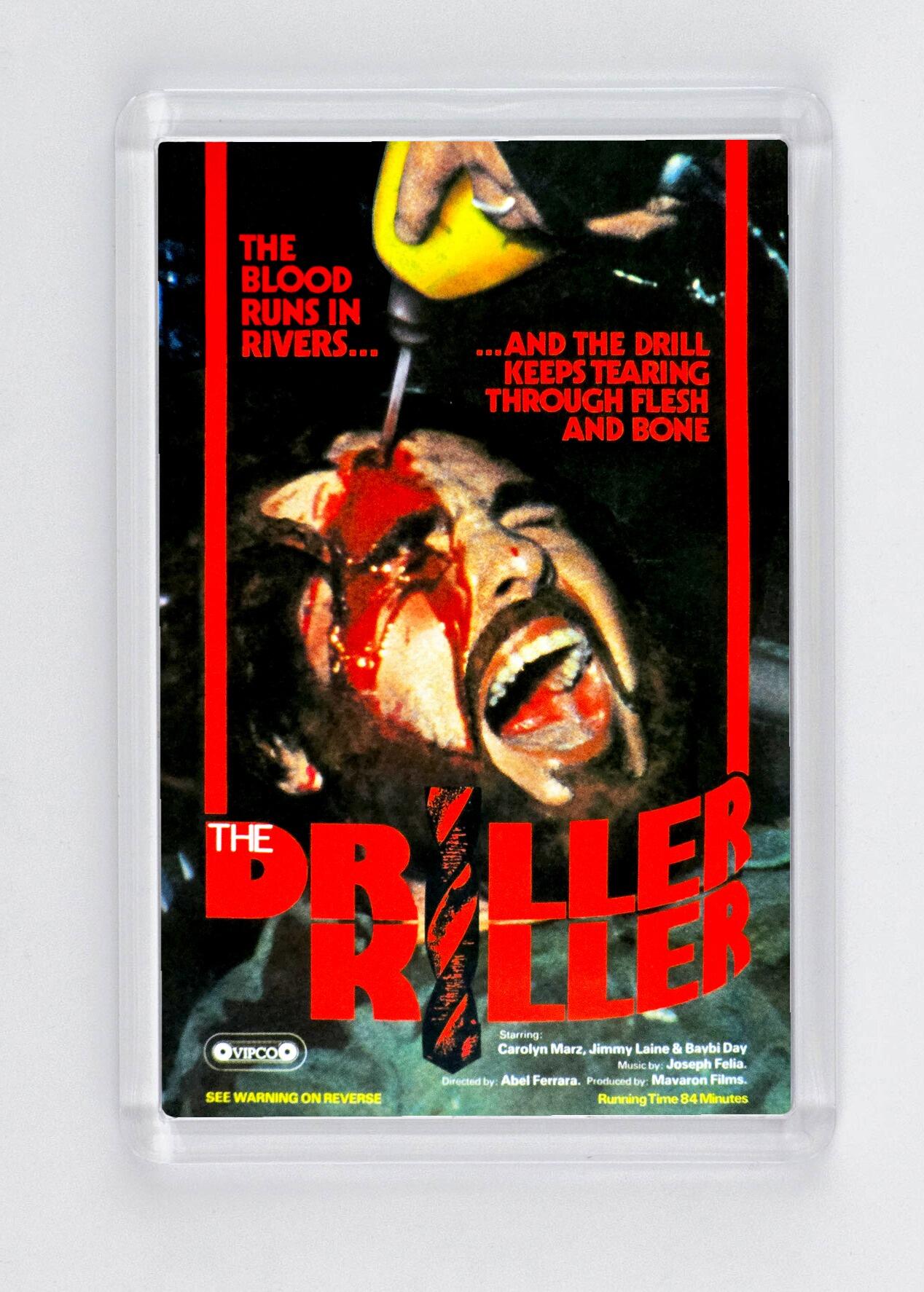 The Driller Killer - Fridge Magnet - (70mm x 45mm) - [CM-FM-7045-200] -  - Item Image 1