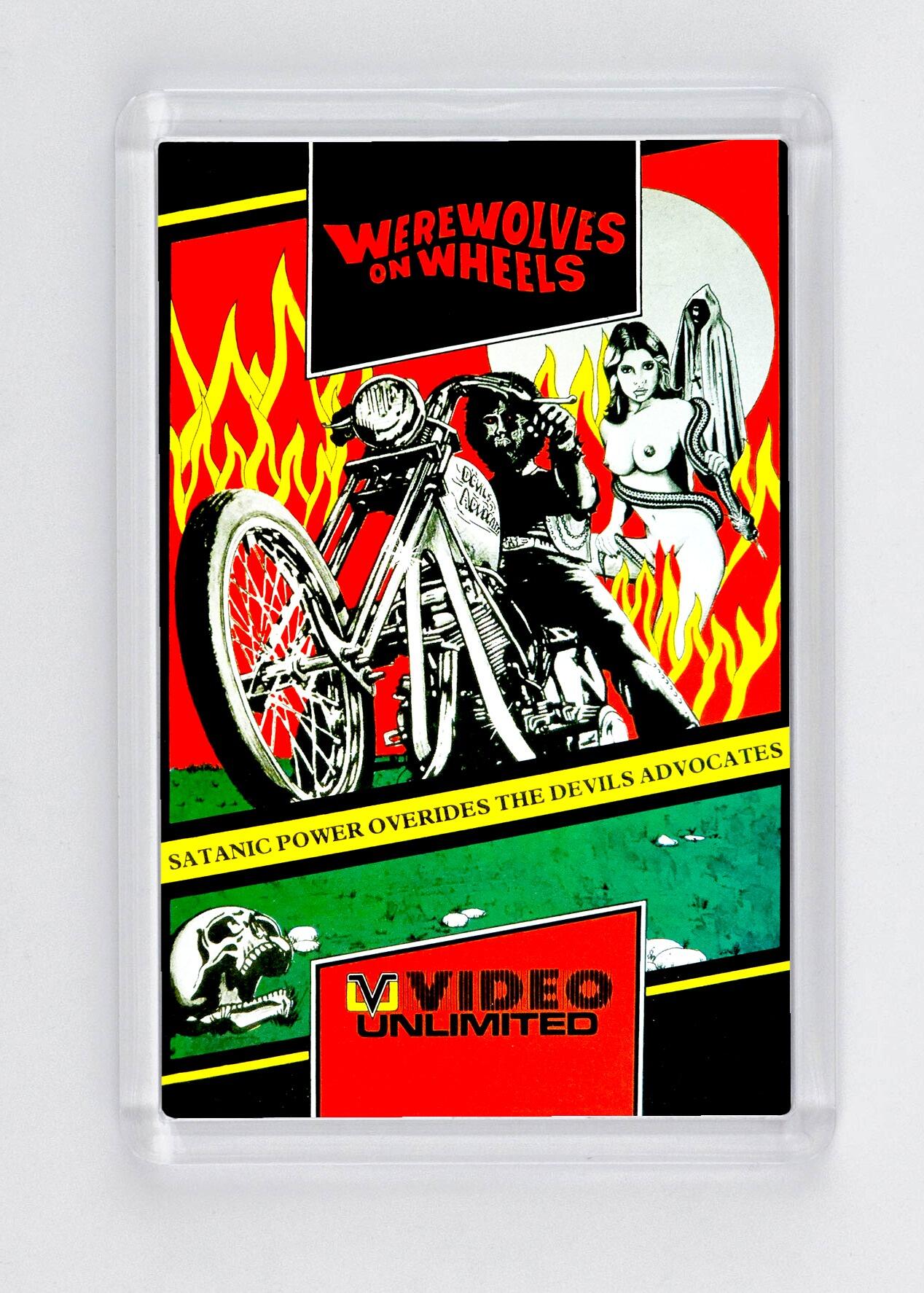 Werewolves on Wheels - Fridge Magnet - (70mm x 45mm) - [CM-FM-7045-247] -  - Item Image 1