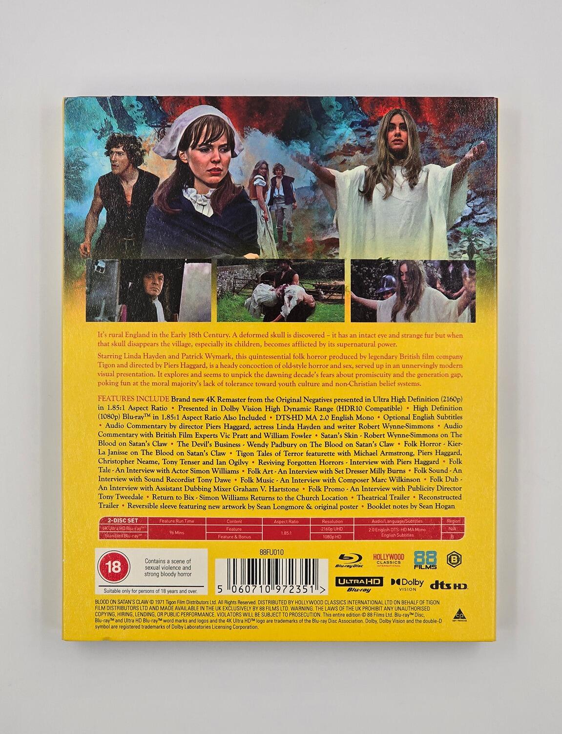 The Blood on Satan's Claw - Slipcover - 4K UHD (Region Free) + Blu-Ray (Region B) - [Pre-owned] - 88 Films - Item Image 2