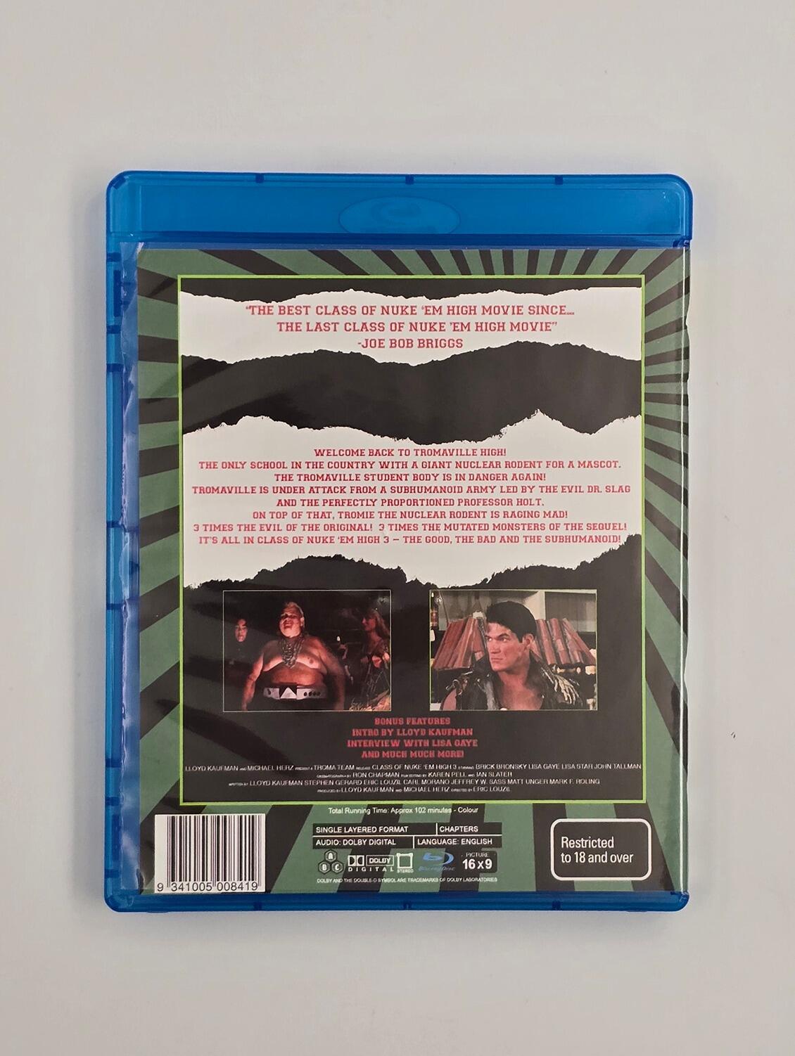 Class of Nuke 'em High 3: The Good, The Bad and The Subhumanoid - Blu-Ray - Region Free - [Pre-owned] - Troma - Item Image 2