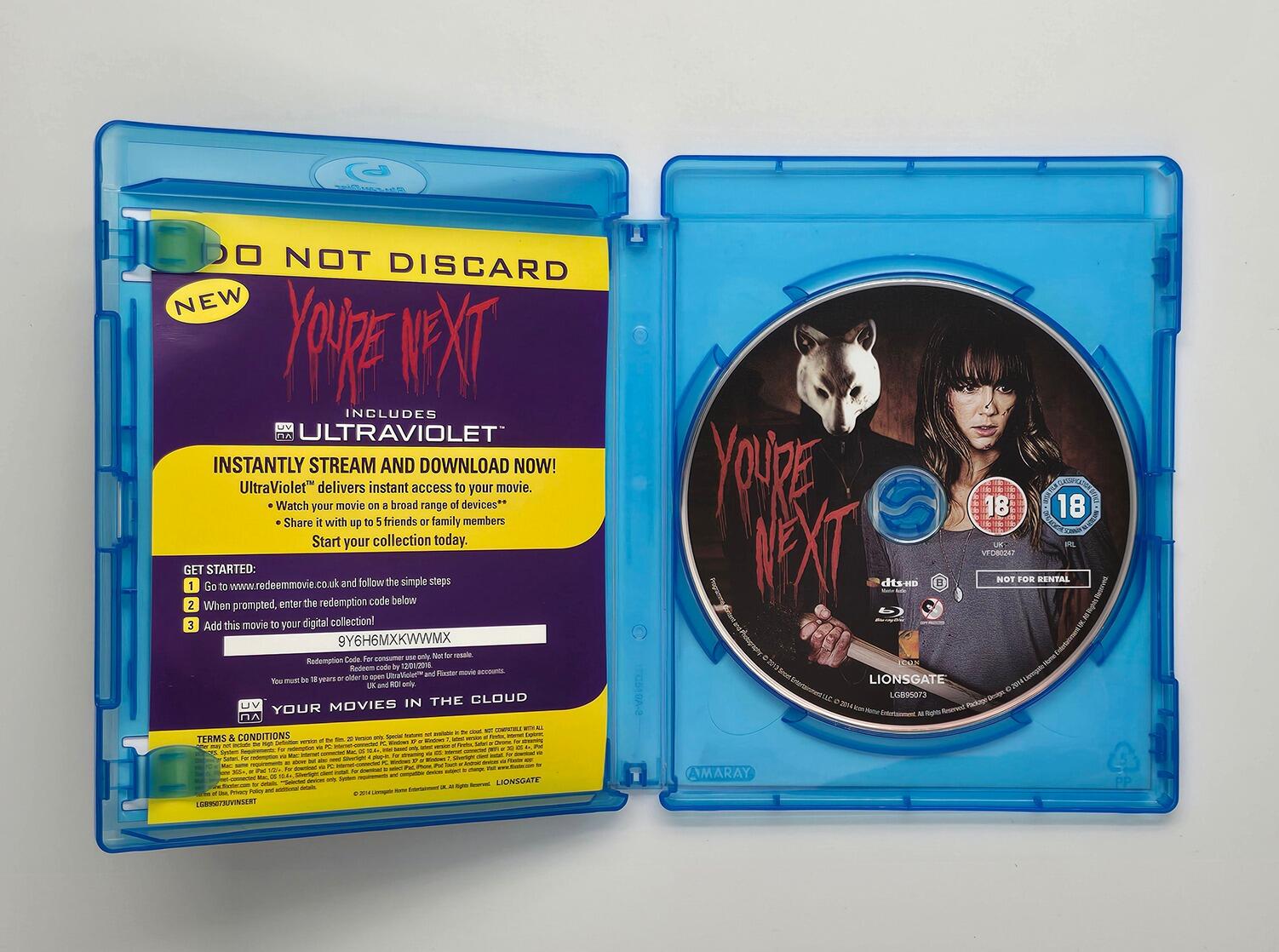 You're Next - Blu-Ray - Region B - [Pre-owned] - Lionsgate - Item Image 3