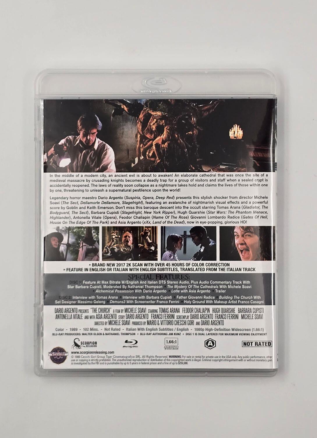 The Church - Slipcover - Poster - Blu-Ray - Region A - [Pre-owned] - Scorpion Releasing - Item Image 4
