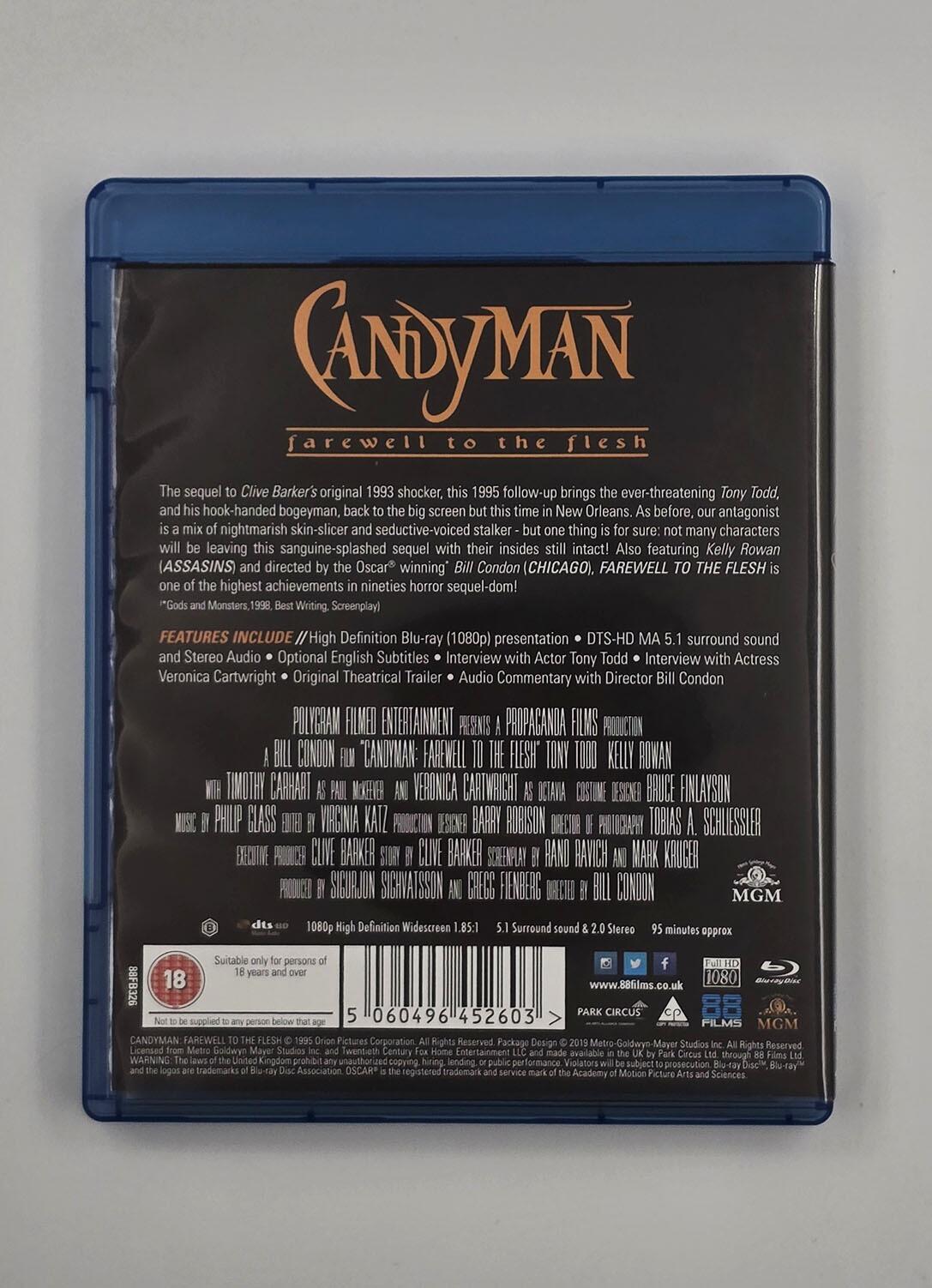 Candyman: Farewell to the Flesh - Blu-Ray - Region B - [Pre-owned] - 88 Films - Item Image 2