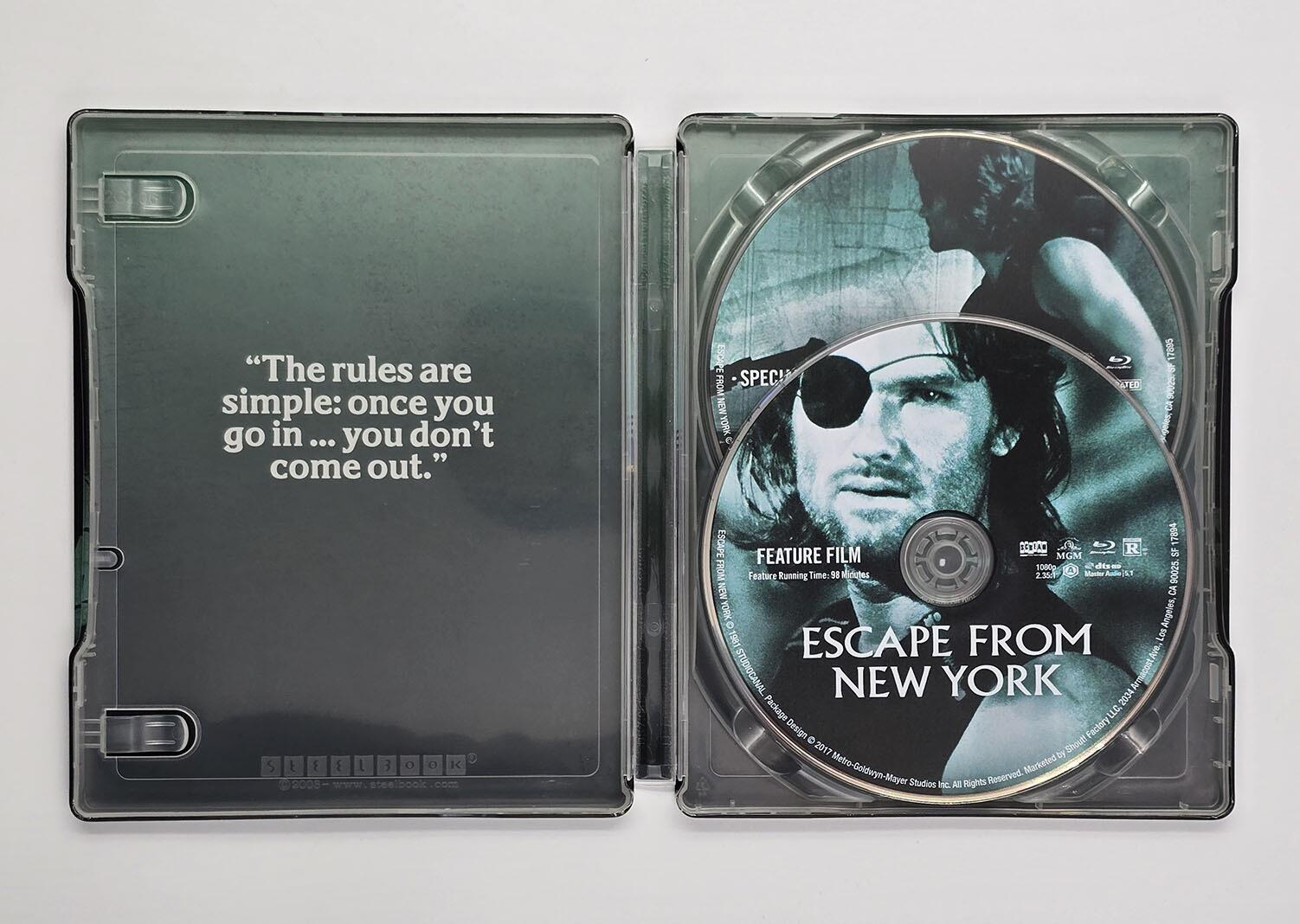 Escape From New York - Steelbook - Blu-Ray - Region A - [Pre-owned] - Shout! Factory - Item Image 3