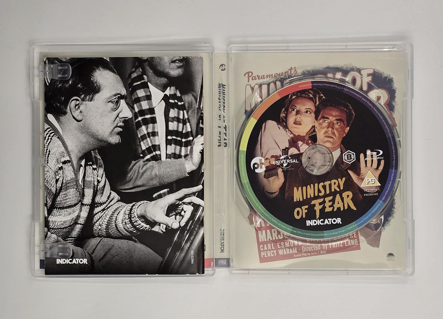 Ministry of Fear - Limited Edition - Blu-Ray - Region B - [Pre-owned] - Powerhouse Films - Item Image 3