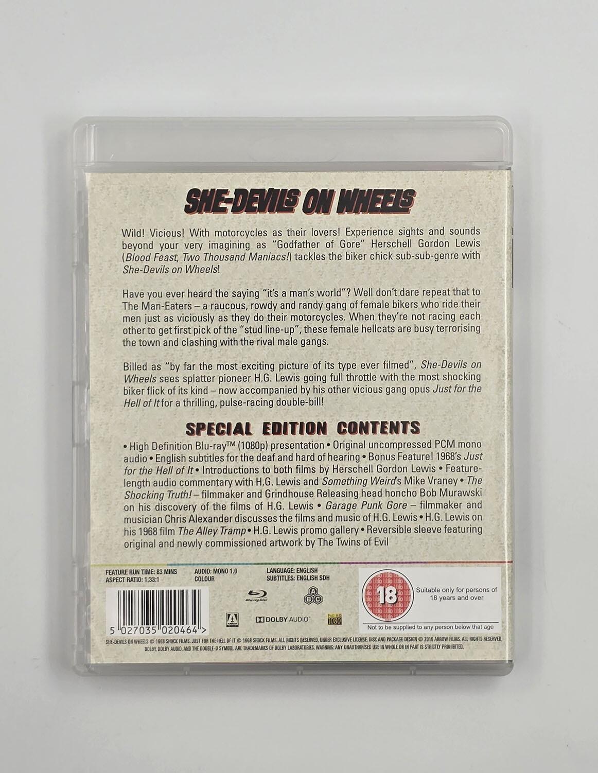 She-Devils on Wheels - Blu-Ray - Region Free - [Pre-owned] - Arrow Video - Item Image 2