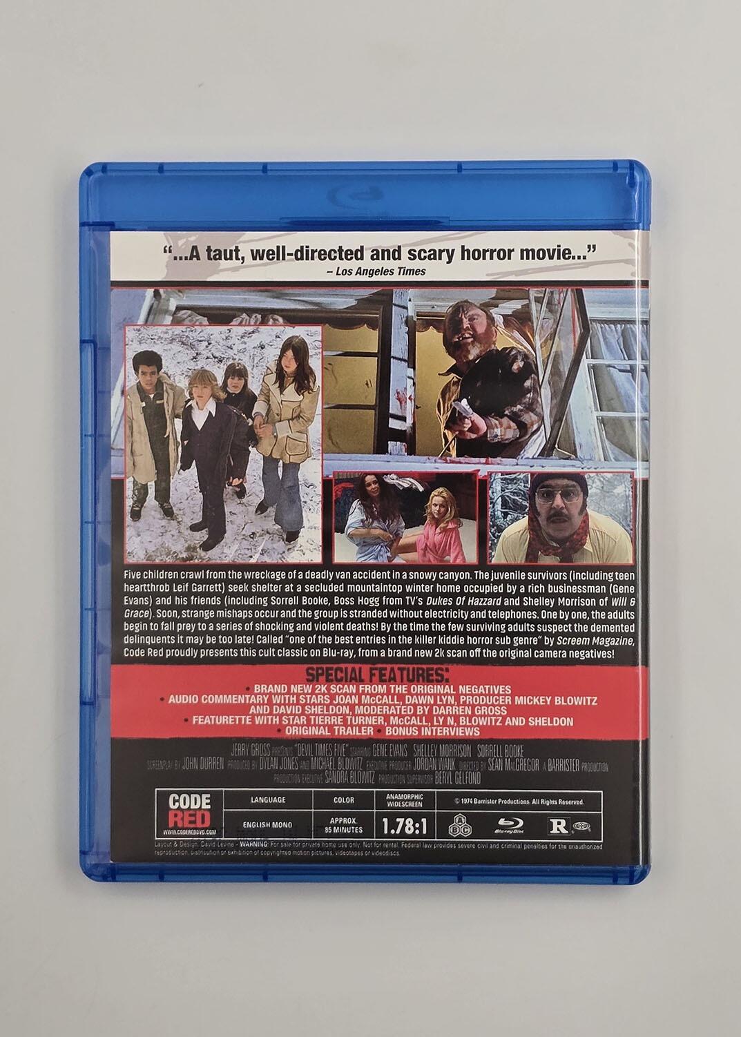 Devil Times Five - Blu-Ray - Region Free - [Pre-owned] - Code Red - Item Image 2