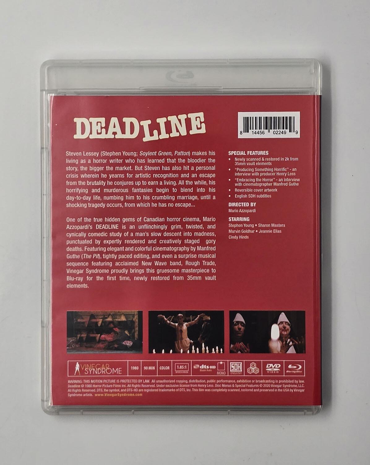 Deadline - Slipcover - Blu-Ray + DVD - Region Free - [Pre-owned] - Vinegar Syndrome - Item Image 4