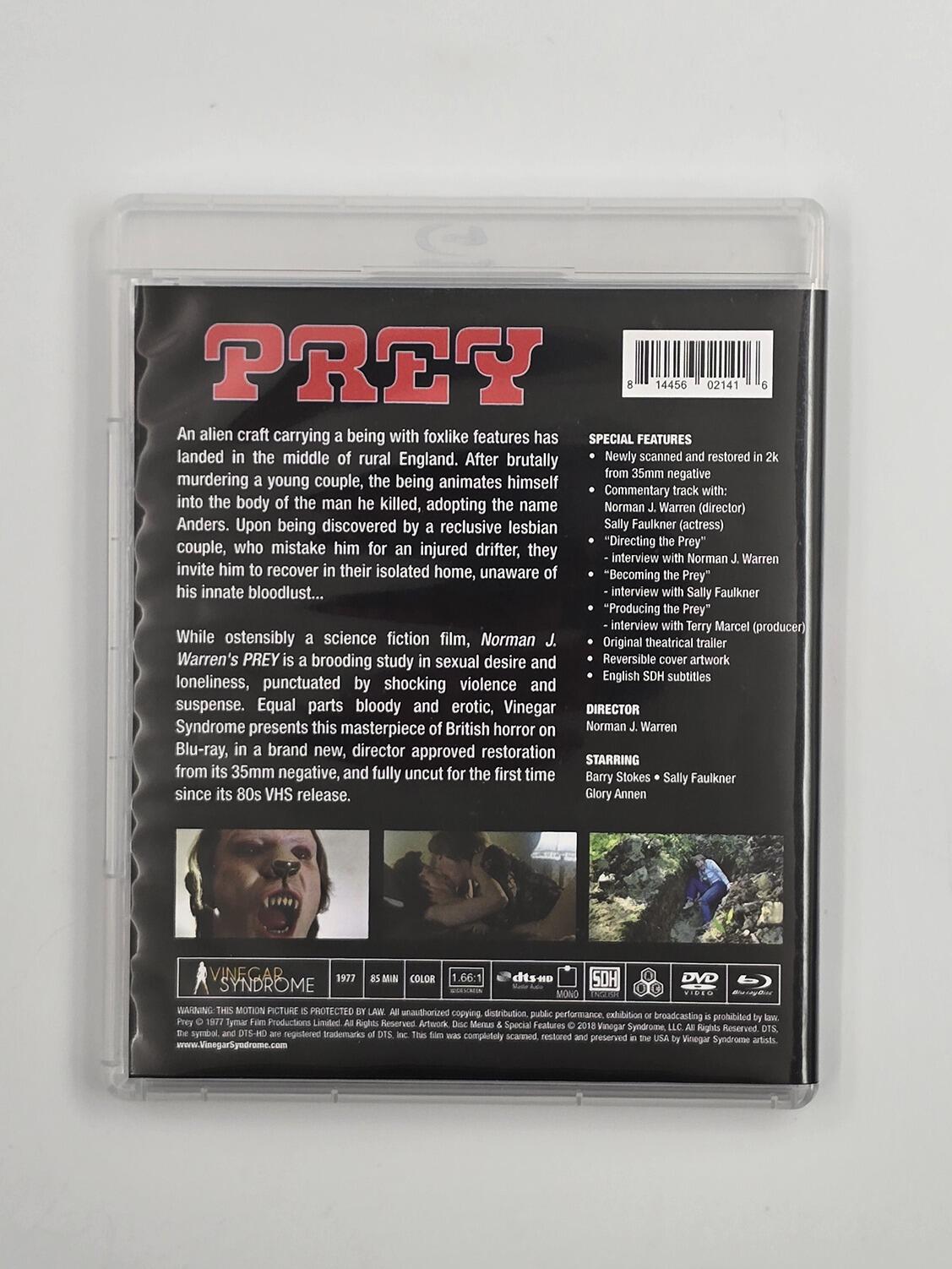 Prey (AKA Alien Prey) - Slipcover - Blu-Ray + DVD - Region Free - [Pre-owned] - Vinegar Syndrome - Item Image 4