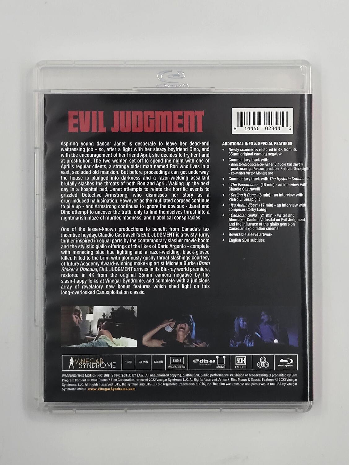 Evil Judgment - Slipcover - Blu-Ray - Region Free - [Pre-owned] - Vinegar Syndrome - Item Image 4