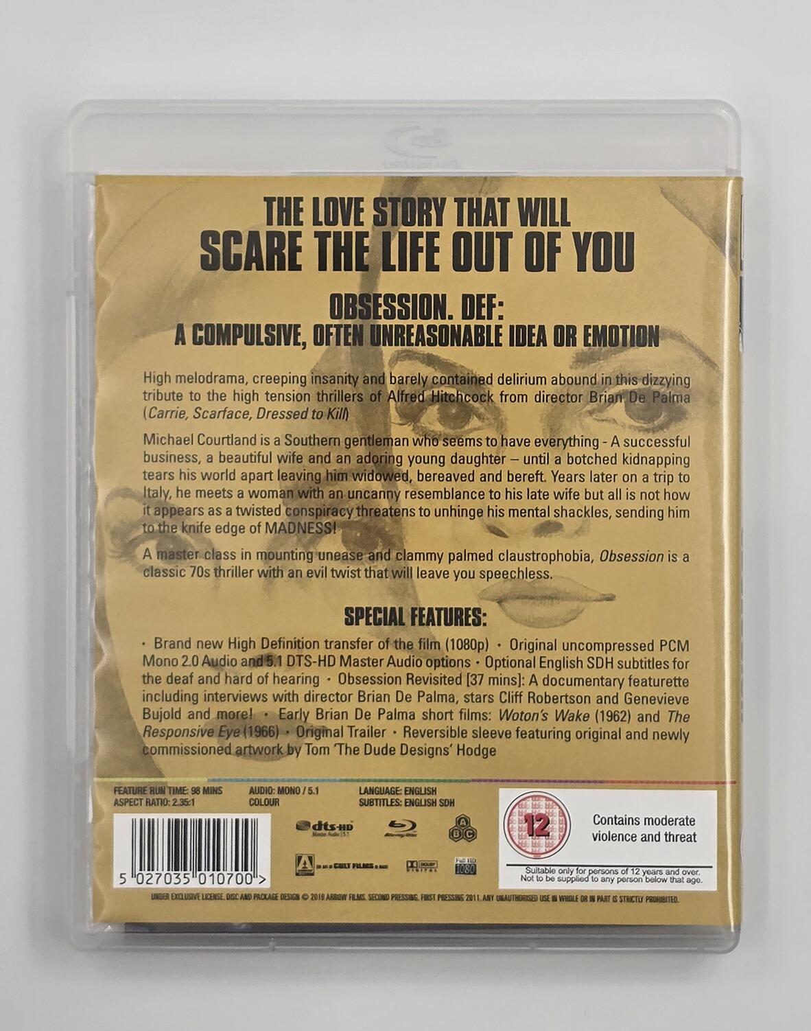 Obsession - Blu-Ray - Region Free - [Pre-owned] - Arrow Video - Item Image 2