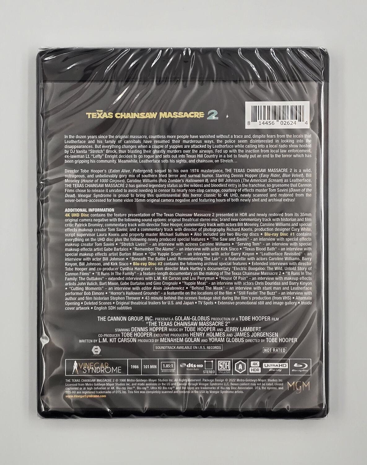 The Texas Chainsaw Massacre 2 - Slipcover - 4K UHD (Region Free) - Blu-Ray (Region A) - [New] - Vinegar Syndrome - Item Image 6