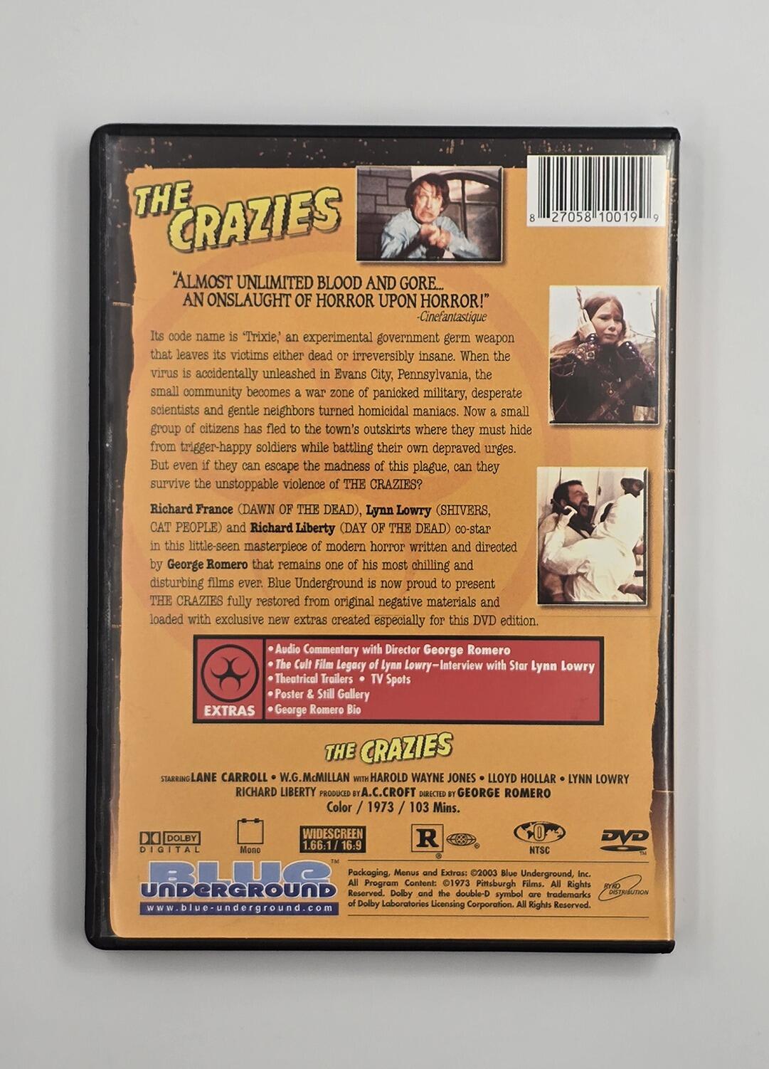 The Crazies (1973) - DVD - Region Free - [Pre-owned] - Blue Underground - Item Image 2