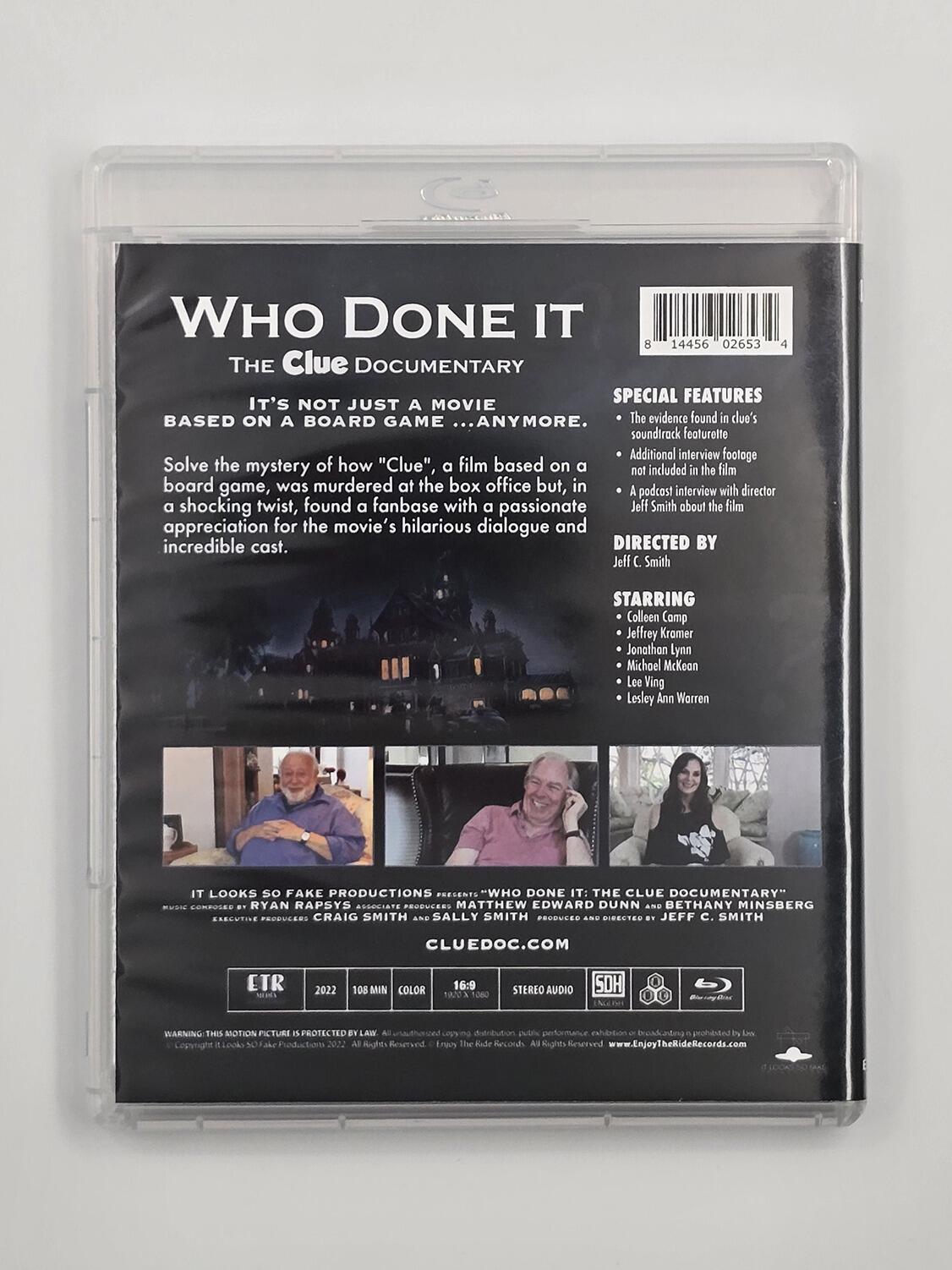 Who Done It: The Clue Documentary - Blu-Ray - Region Free - [Pre-owned] - ETR Media - Item Image 2