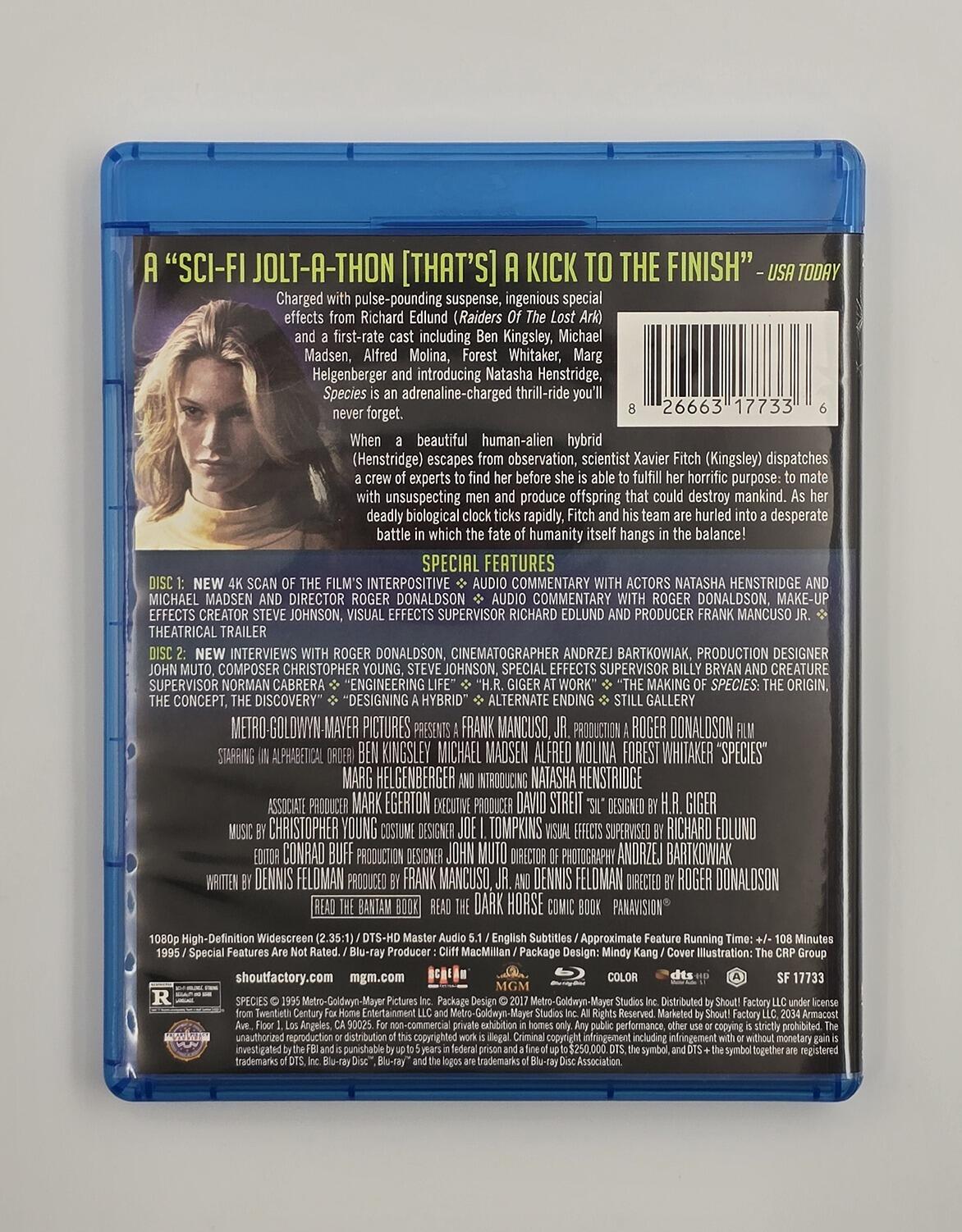 Species - Slipcover - Blu-Ray - Region A - [Pre-owned] - Shout! Factory - Item Image 4