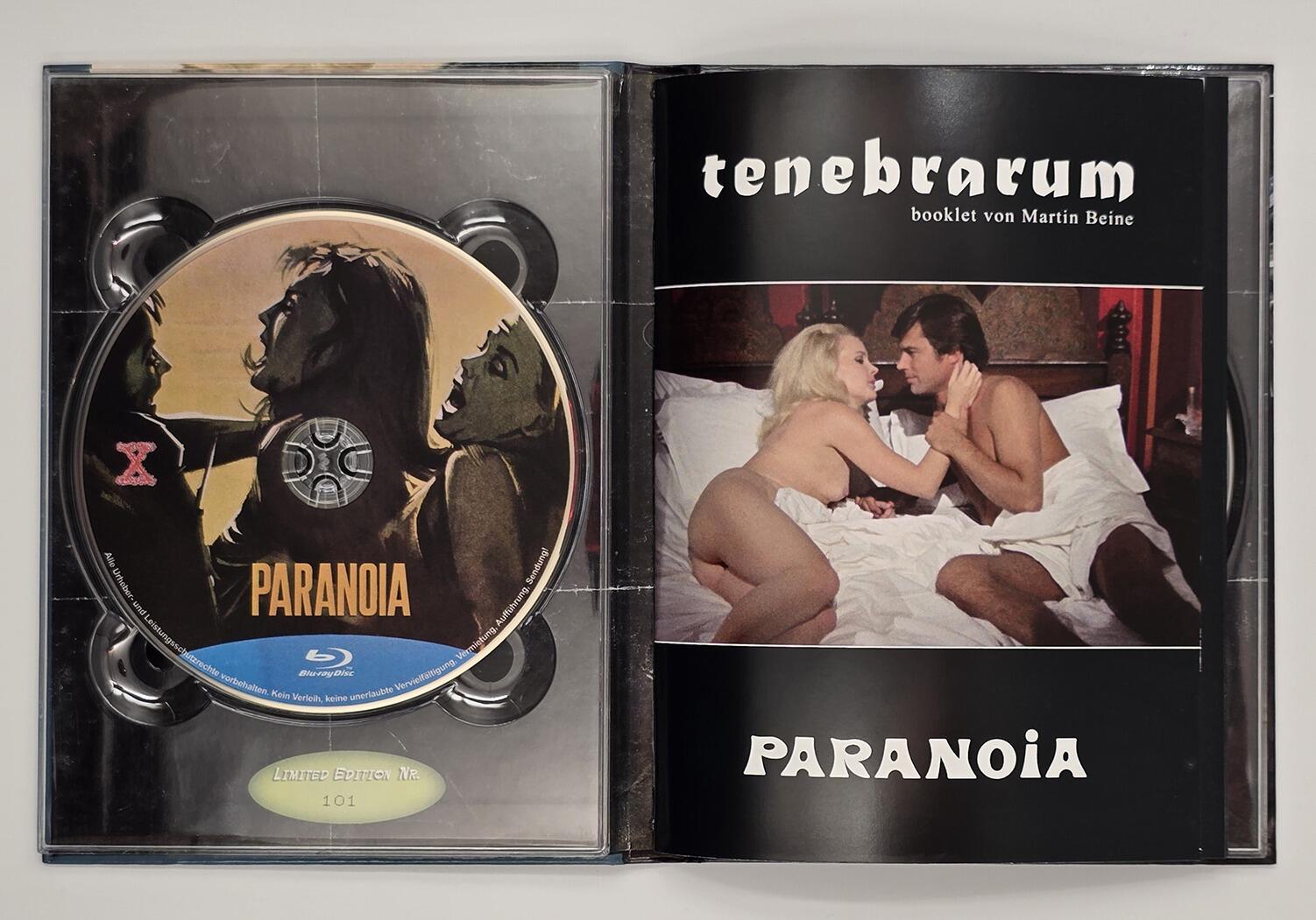 Paranoia (AKA A Quiet Place to Kill) - Limited Edition - Mediabook - Blu-Ray (Region Free) - DVD (Region 2) - [Pre-owned] - X-Rated - Item Image 3