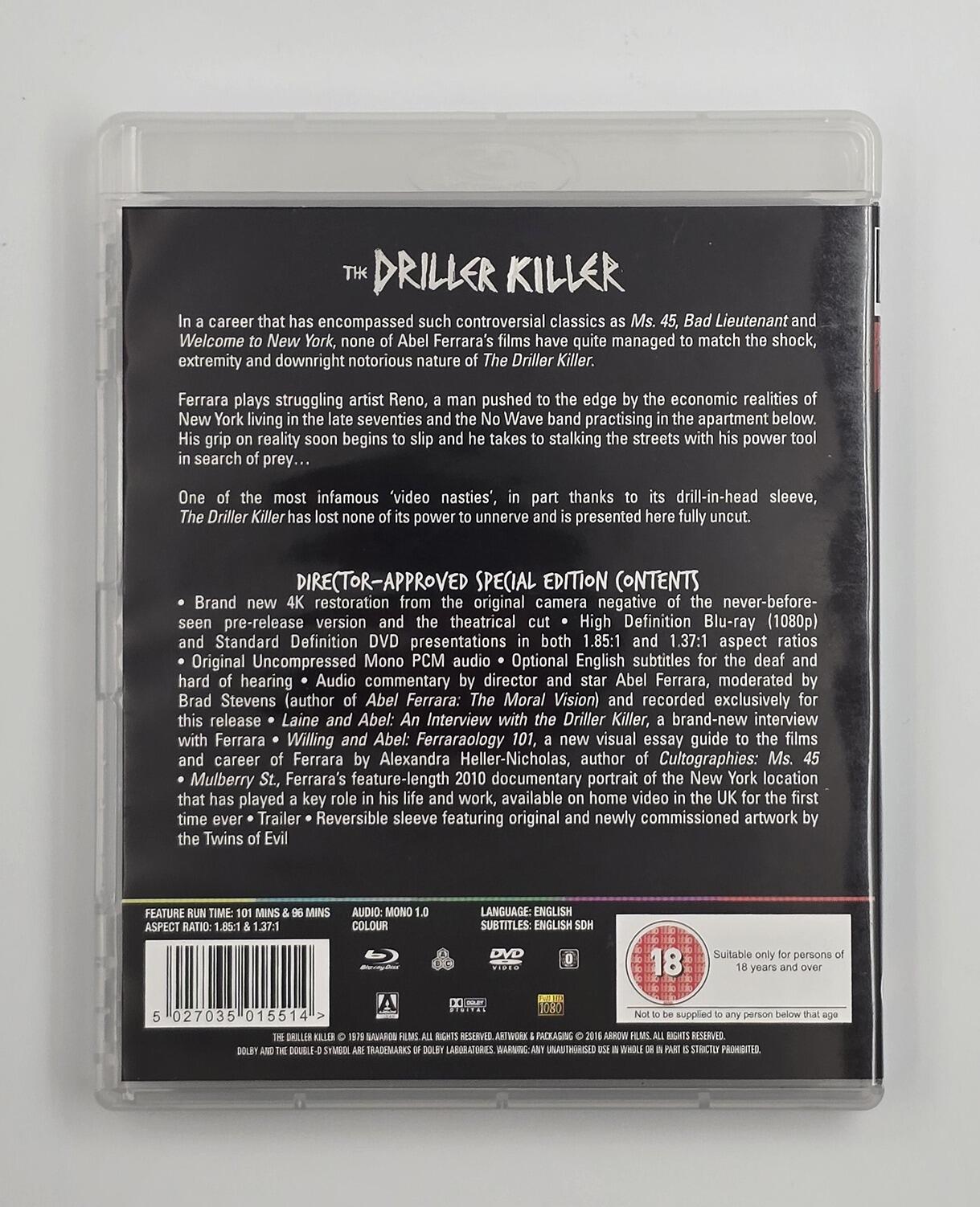 The Driller Killer - Blu-Ray + DVD - Region Free - [Pre-Owned] - Arrow Video - Item Image 2